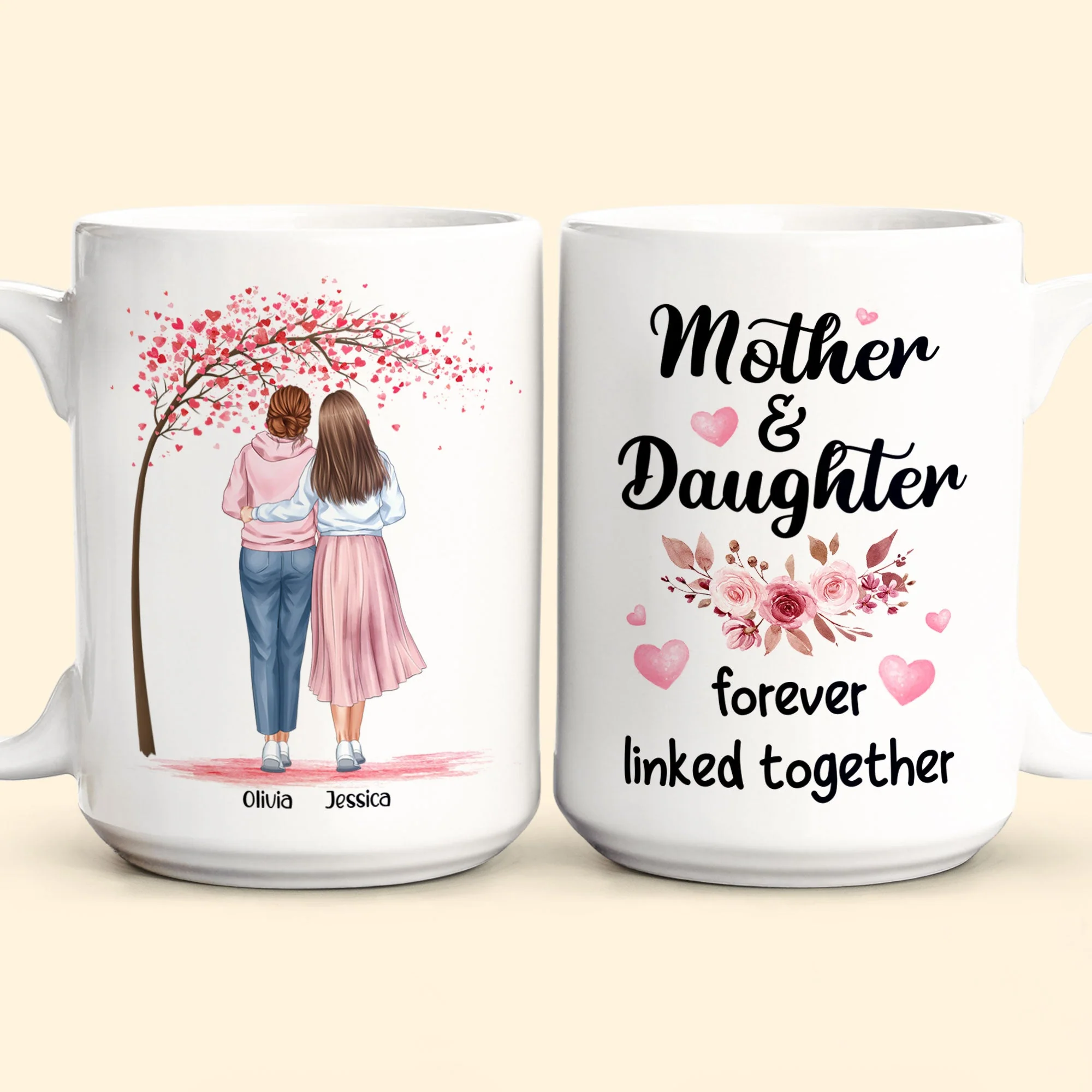 Mother And Daughters - Personalized Mug - Image 7