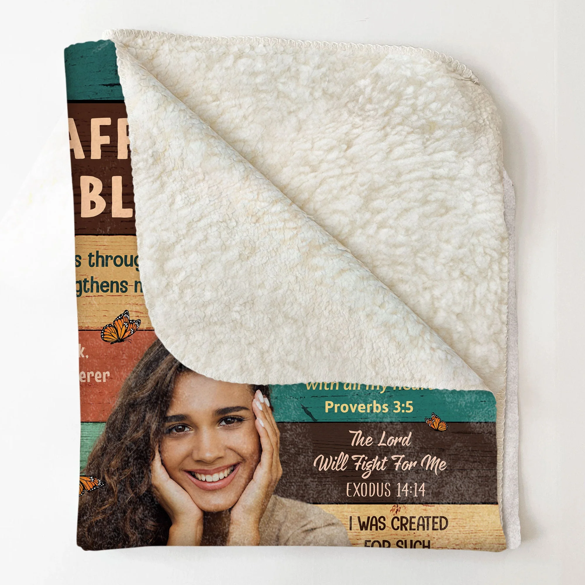 My Affirmations Blanket For Her, Daughter, Friends, Mom - Personalized Photo Blanket - Image 6