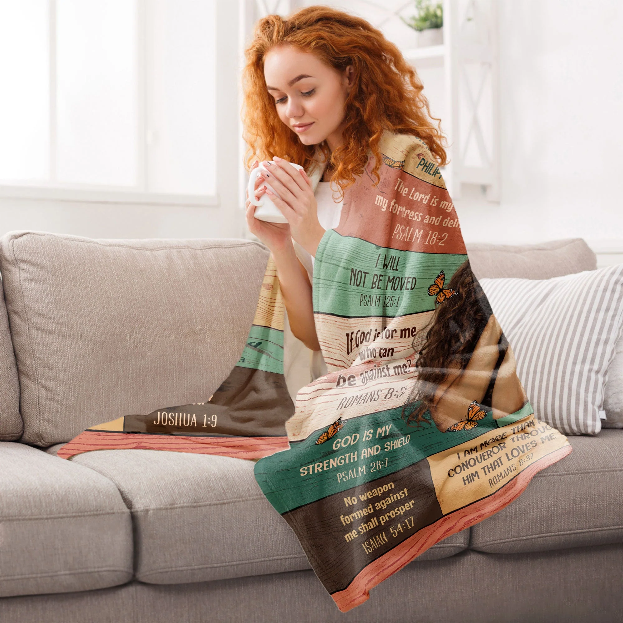 My Affirmations Blanket For Her, Daughter, Friends, Mom - Personalized Photo Blanket - Image 7