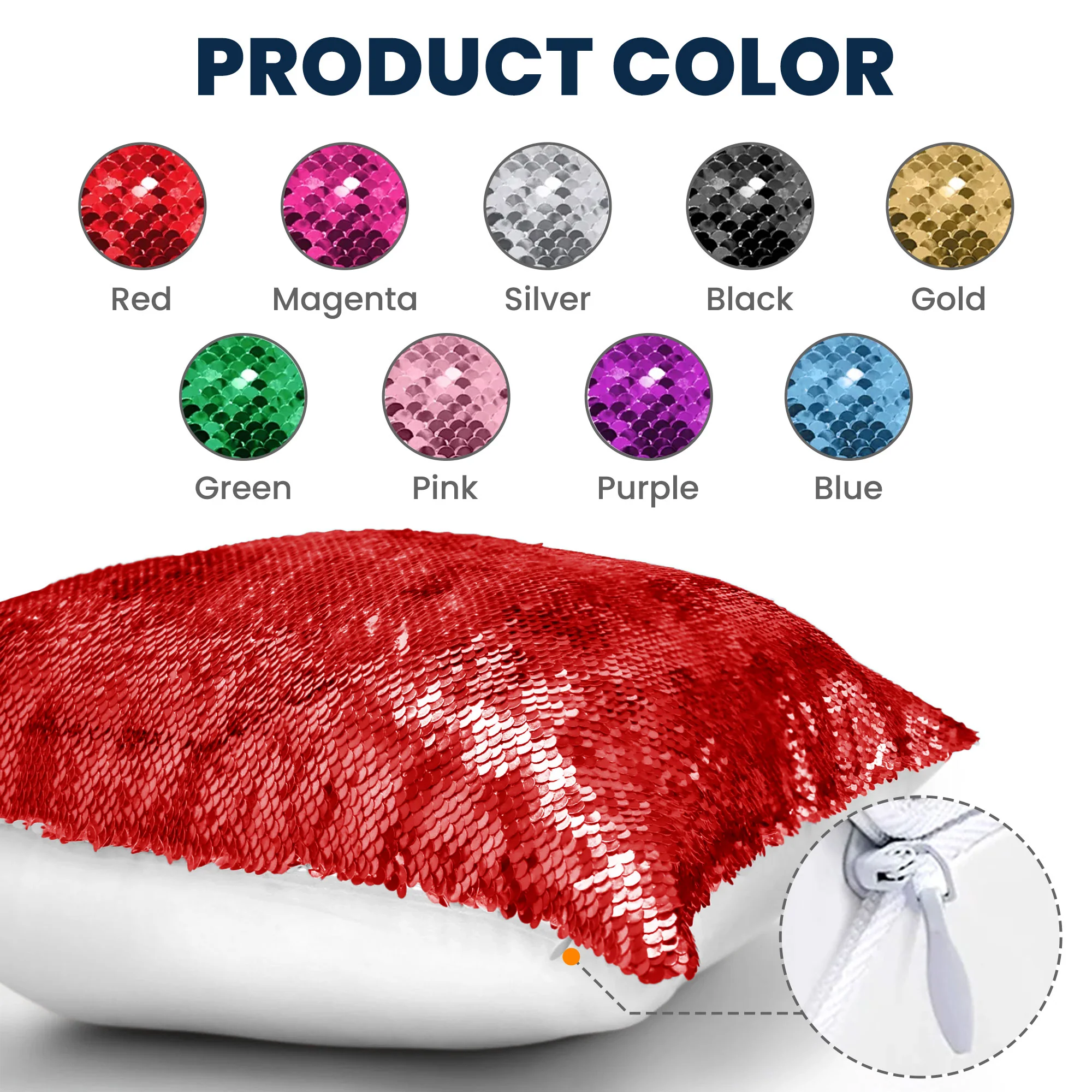 My Favorite Child - Custom Photo Sequin Pillow - Image 10