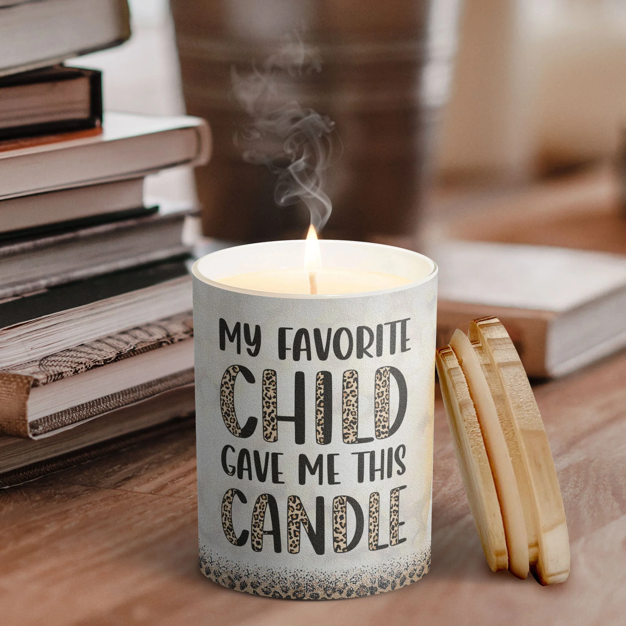 My Favorite Child Gave Me This - Personalized Candle - Image 2
