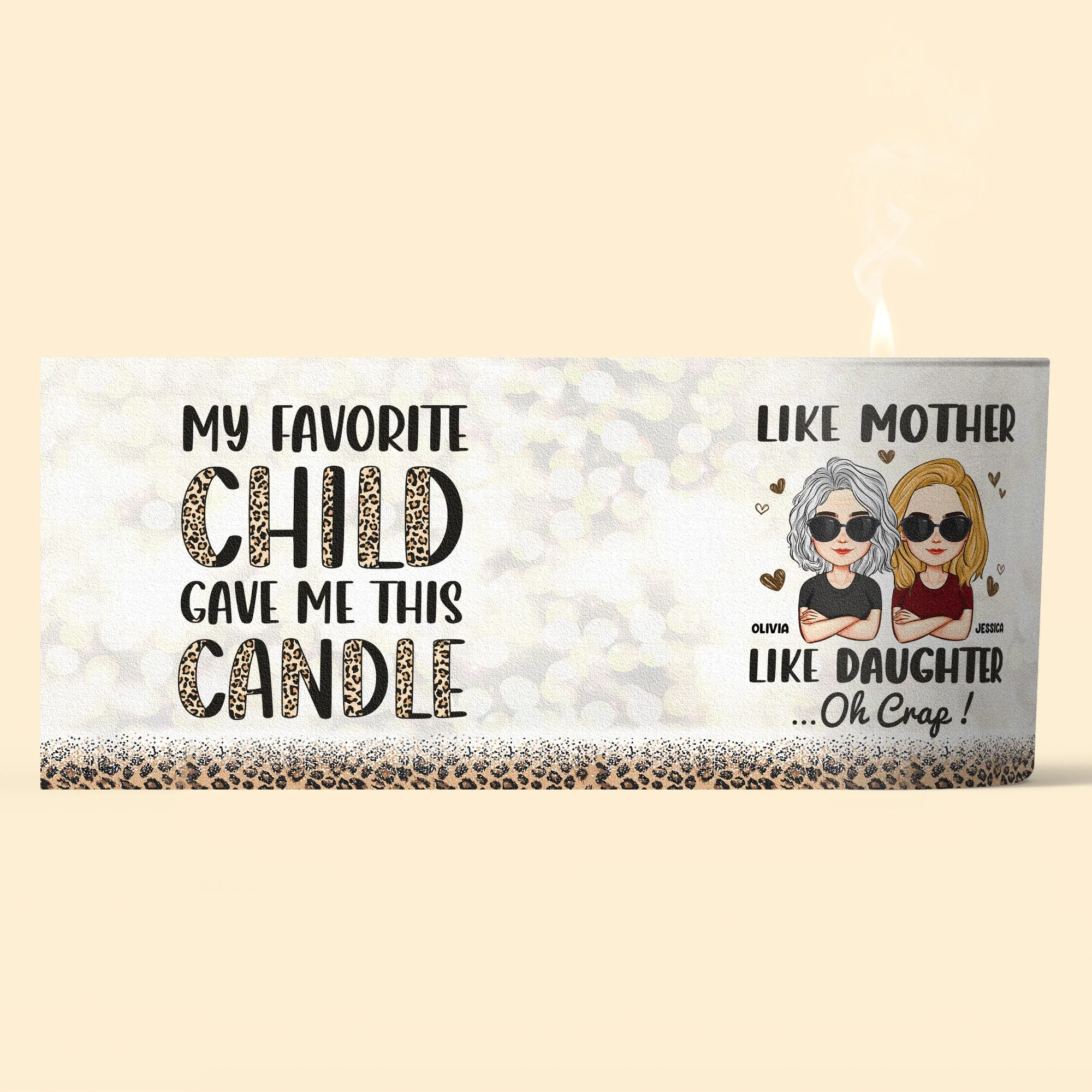 My Favorite Child Gave Me This - Personalized Candle - Image 7