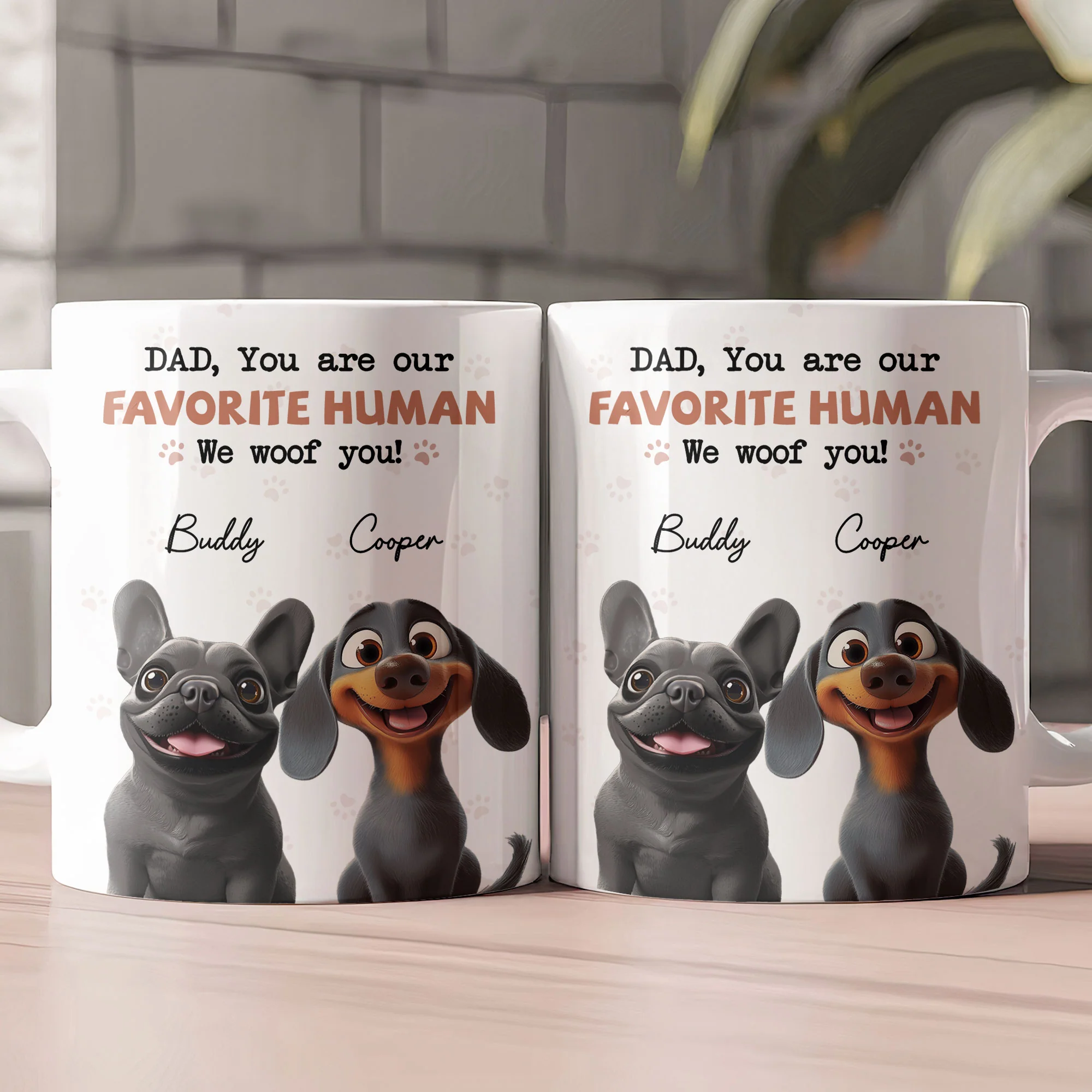 My Favorite Human - Personalized Mug - Image 2