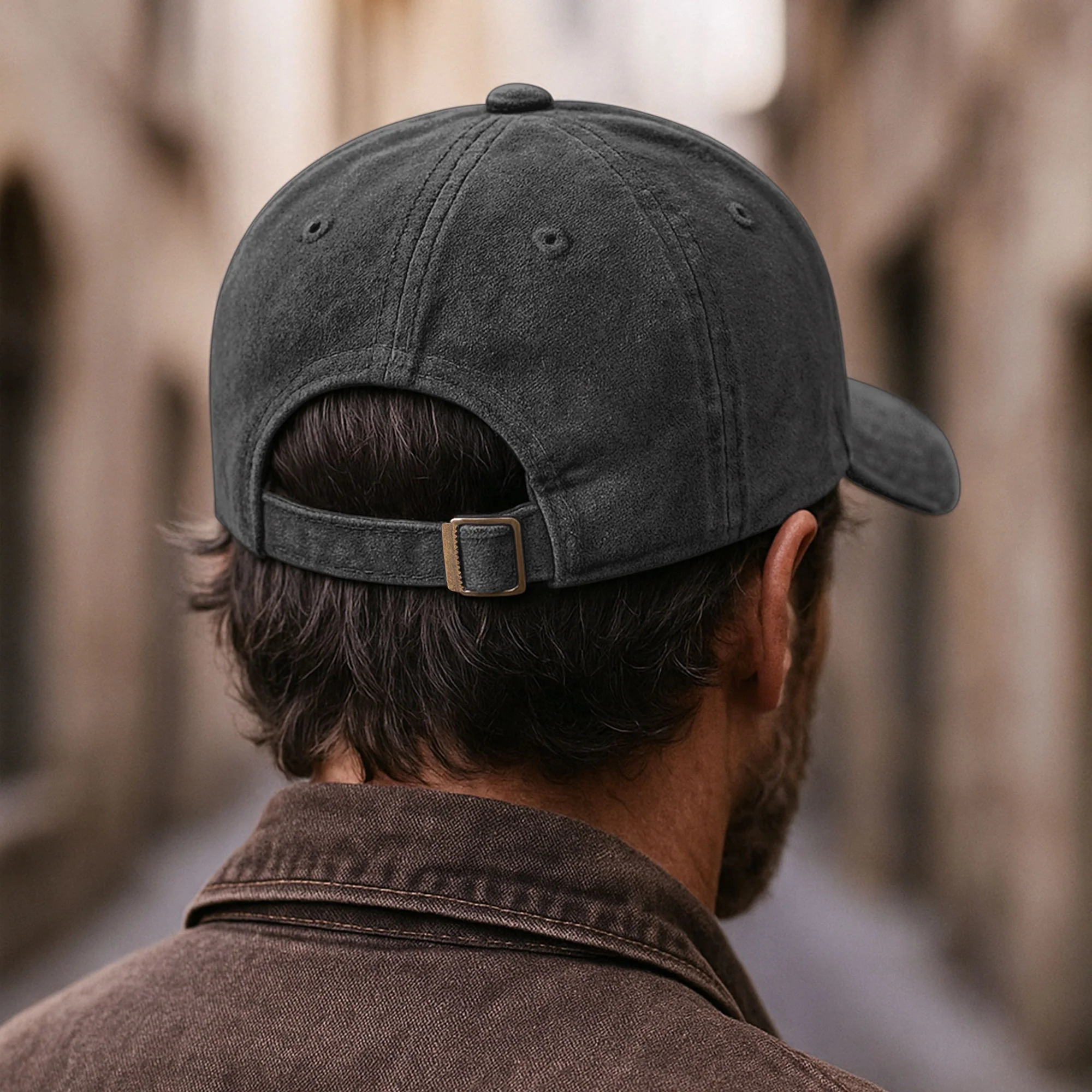 My Favorite People Call Me Papa Kid, Grandkid Name - Personalized Distressed Denim Cap - Image 5