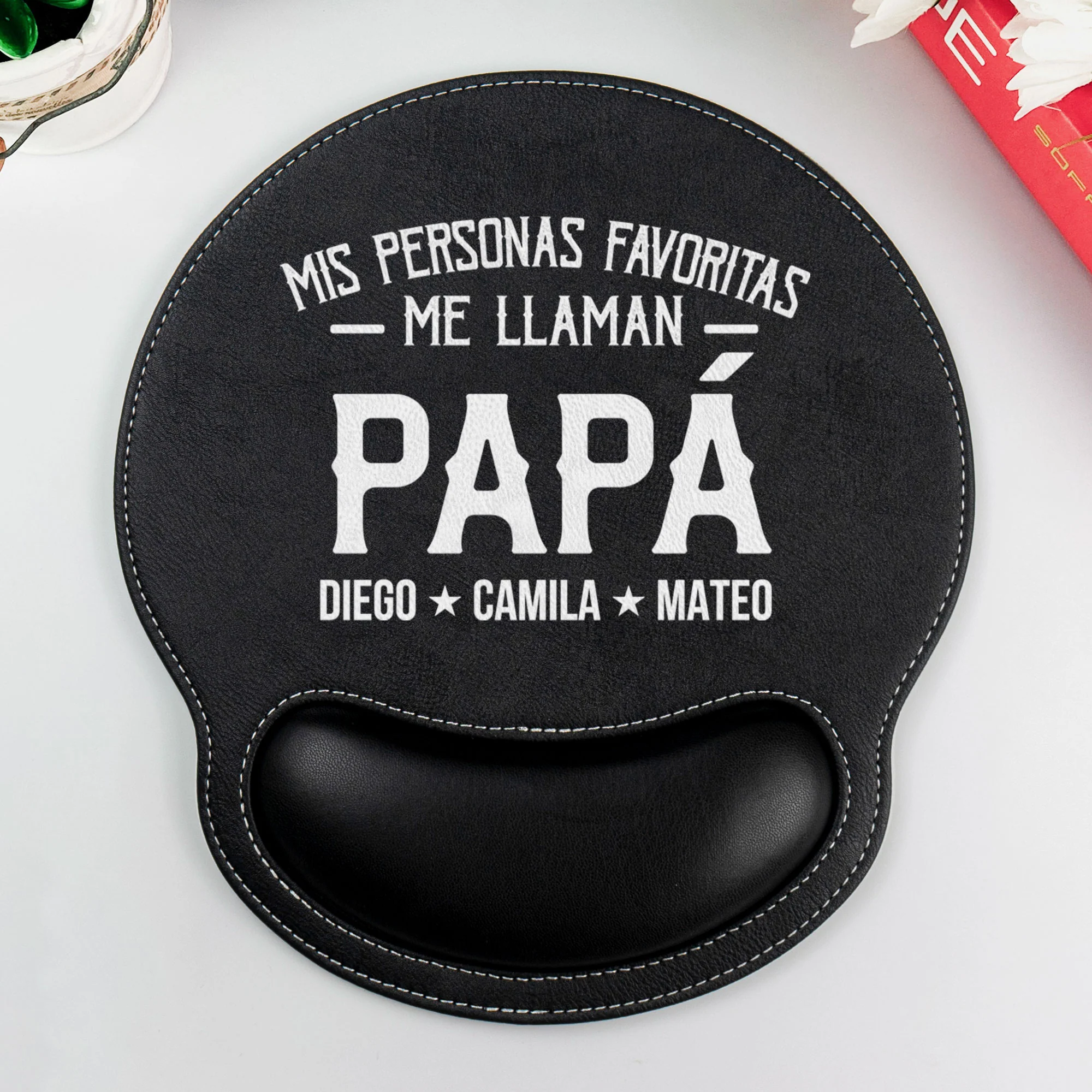 My Favorite People Call Me Papa, Papá Pai, Nonno, Papi - Personalized Mouse Pad - Image 5