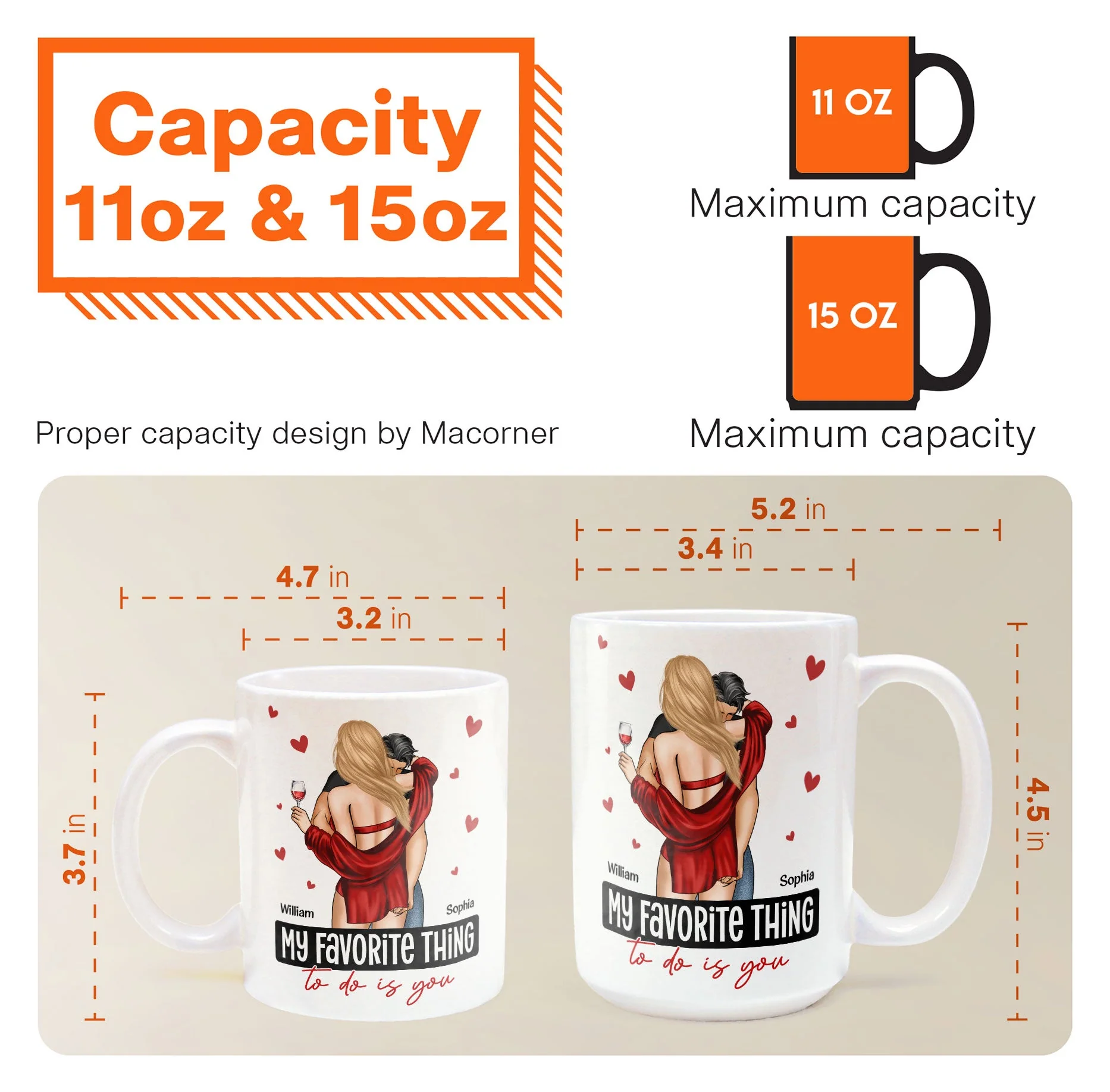 My Favorite Thing To Do Is You - Personalized Mug - Anniversary Gifts For Her, Him - Image 8