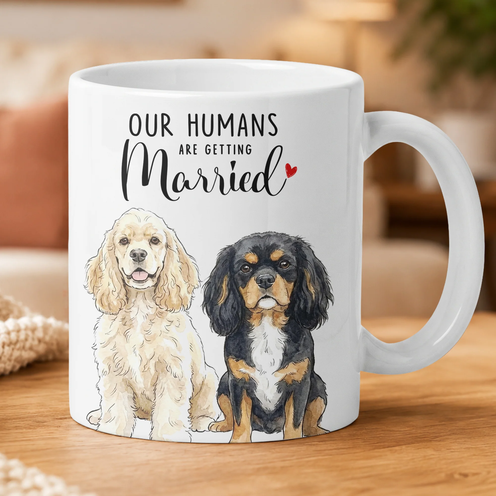 My Humans Are Getting Married Engagement Gifts For Couple Wedding Gifts - Personalized Mug - Image 4