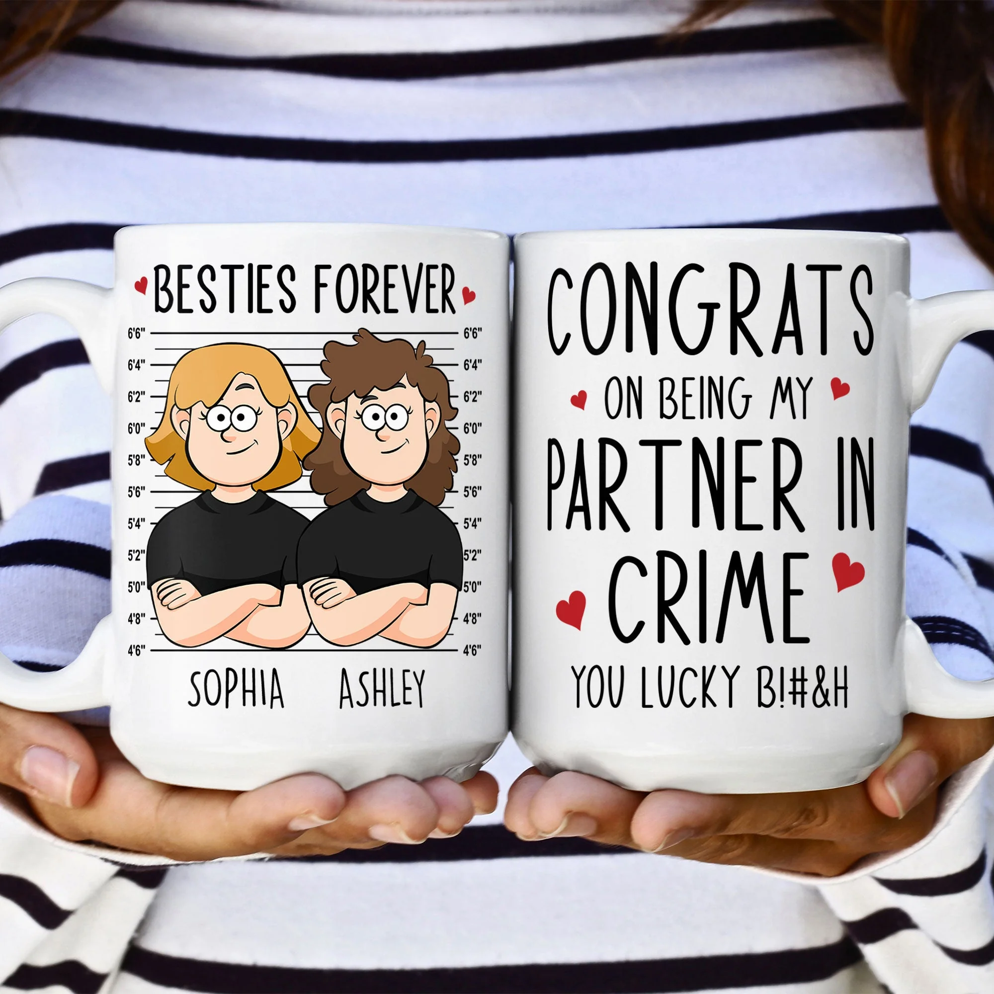 My Partner In Crime - Personalized Mug - Image 8