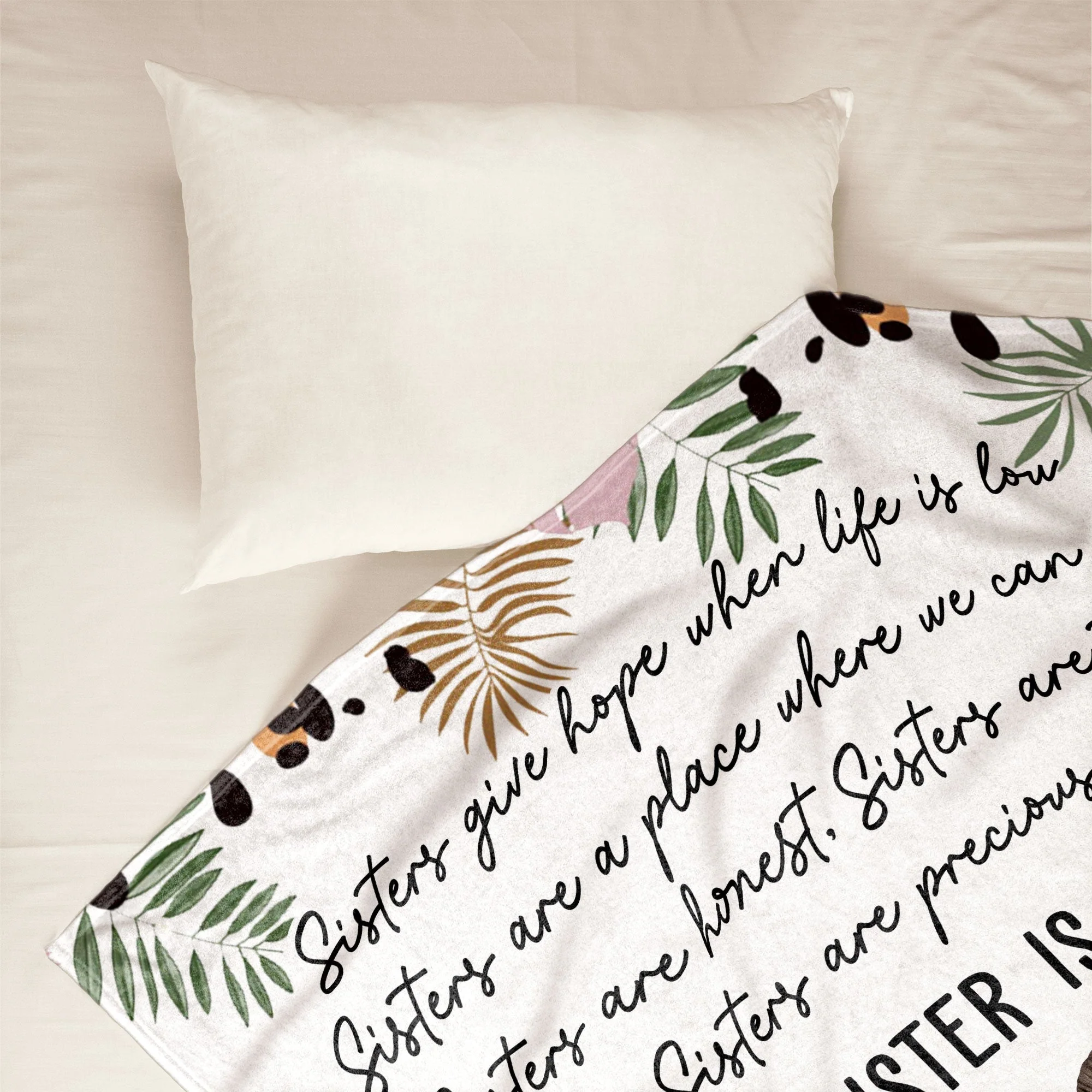 My Sister Is You - Personalized Sister Blanket - Birthday, Sister's Day Gift For Sisters - Image 2