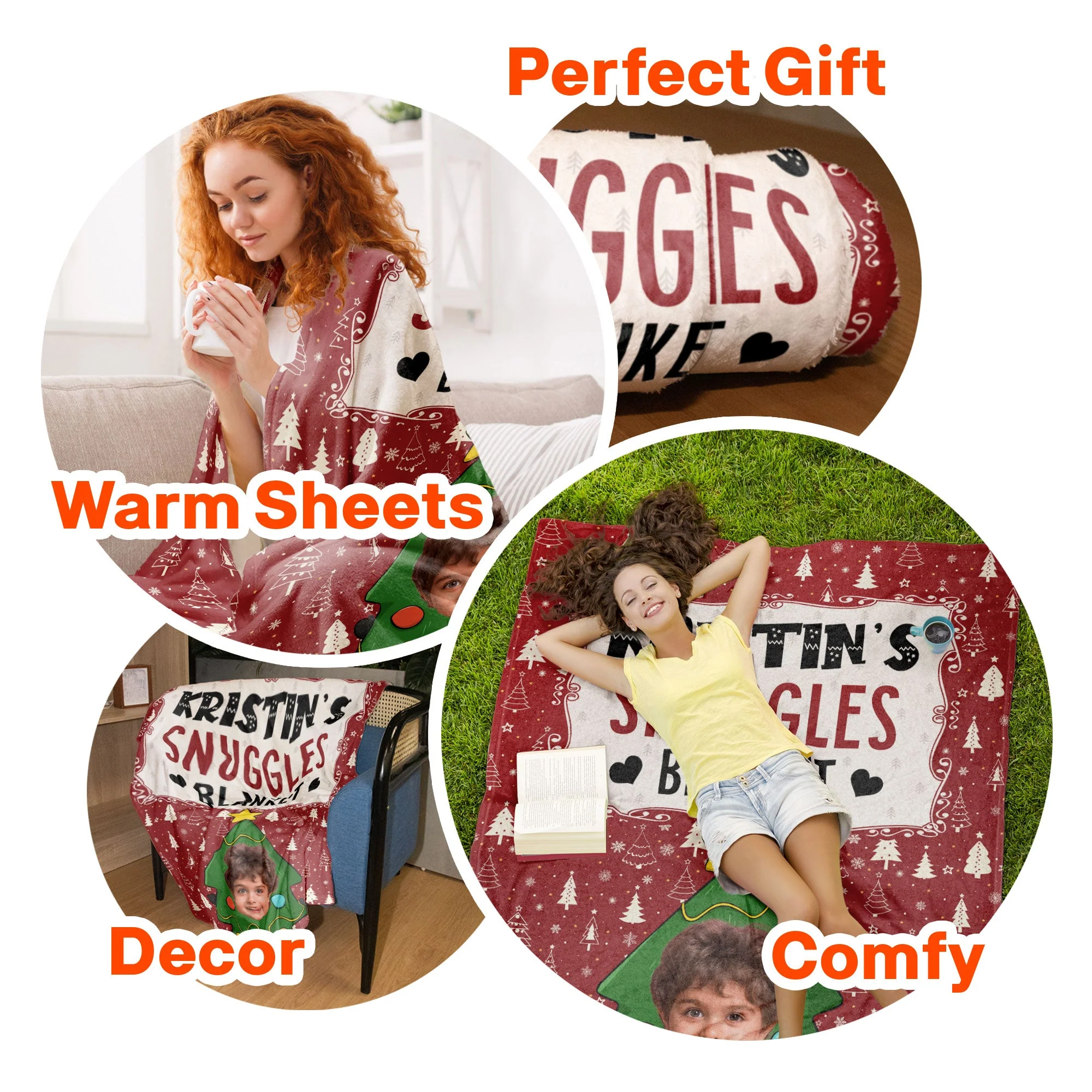 My Snuggle Blanket - Personalized Kid Photo Blanket - Image 6
