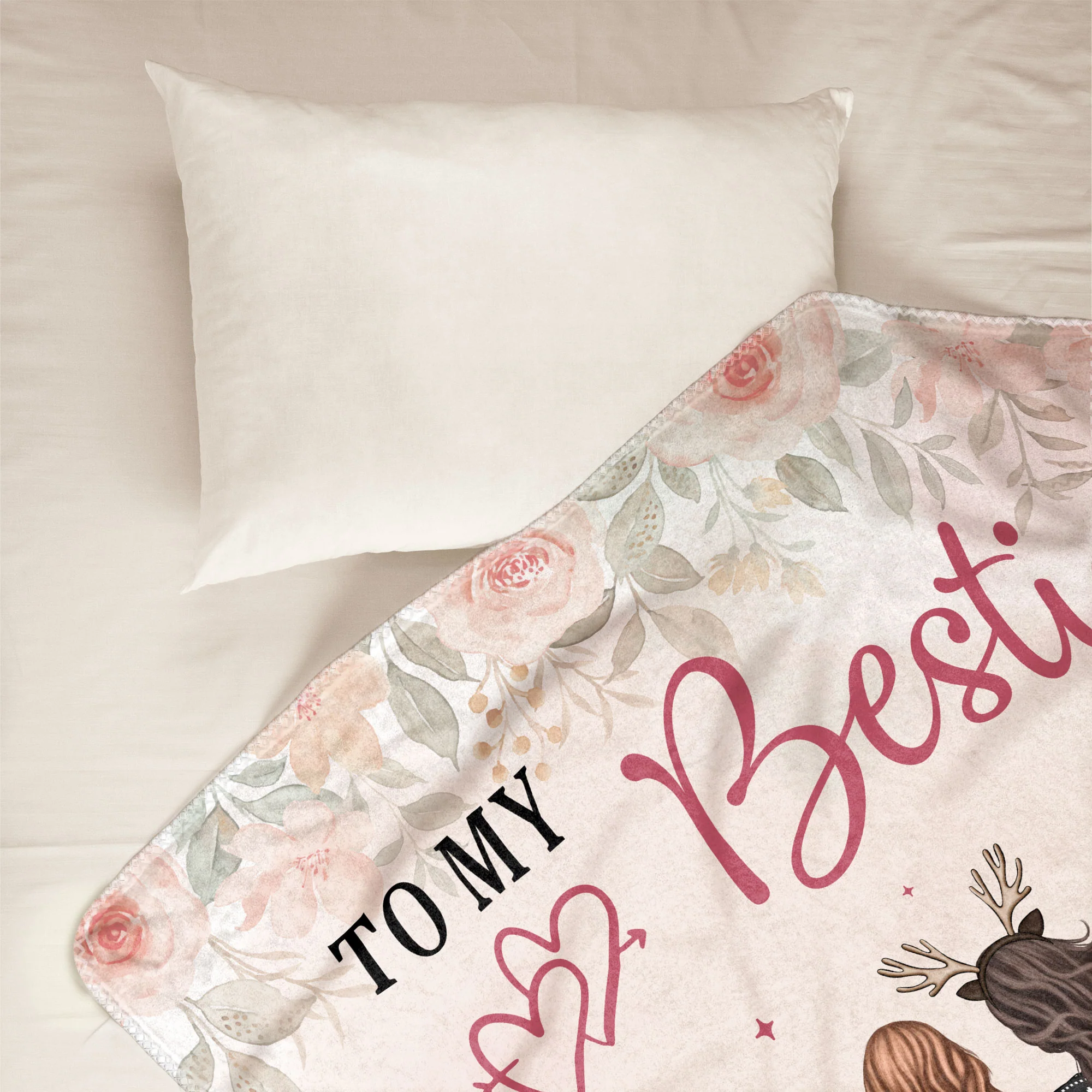 My Unbiological Sister Think Of This Blanket As A Hug - Personalized Blanket - Image 6