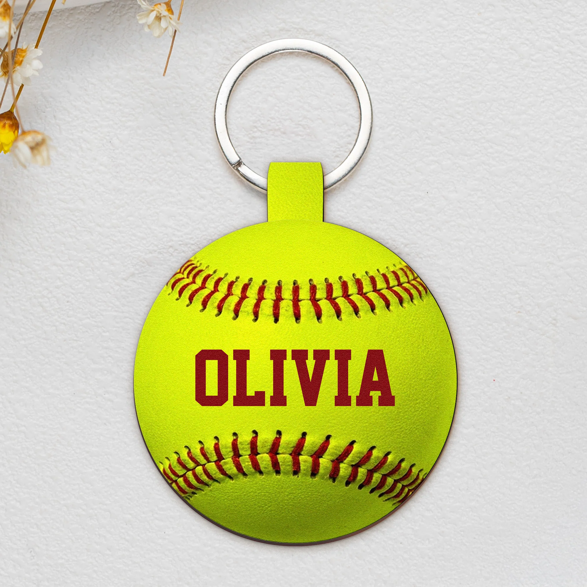 Nametag Customized Sports, Gift For Baseball, Hockey, Soccer, Basketball Teams & Coaches - Personalized Keychain - Image 4