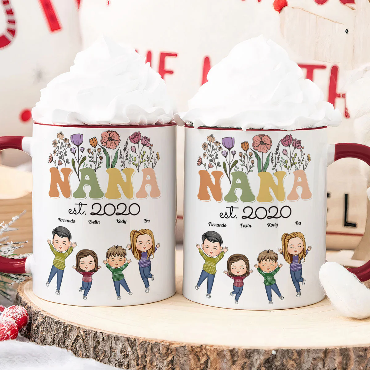 Nana Est - Personalized Accent Mug - Image 4