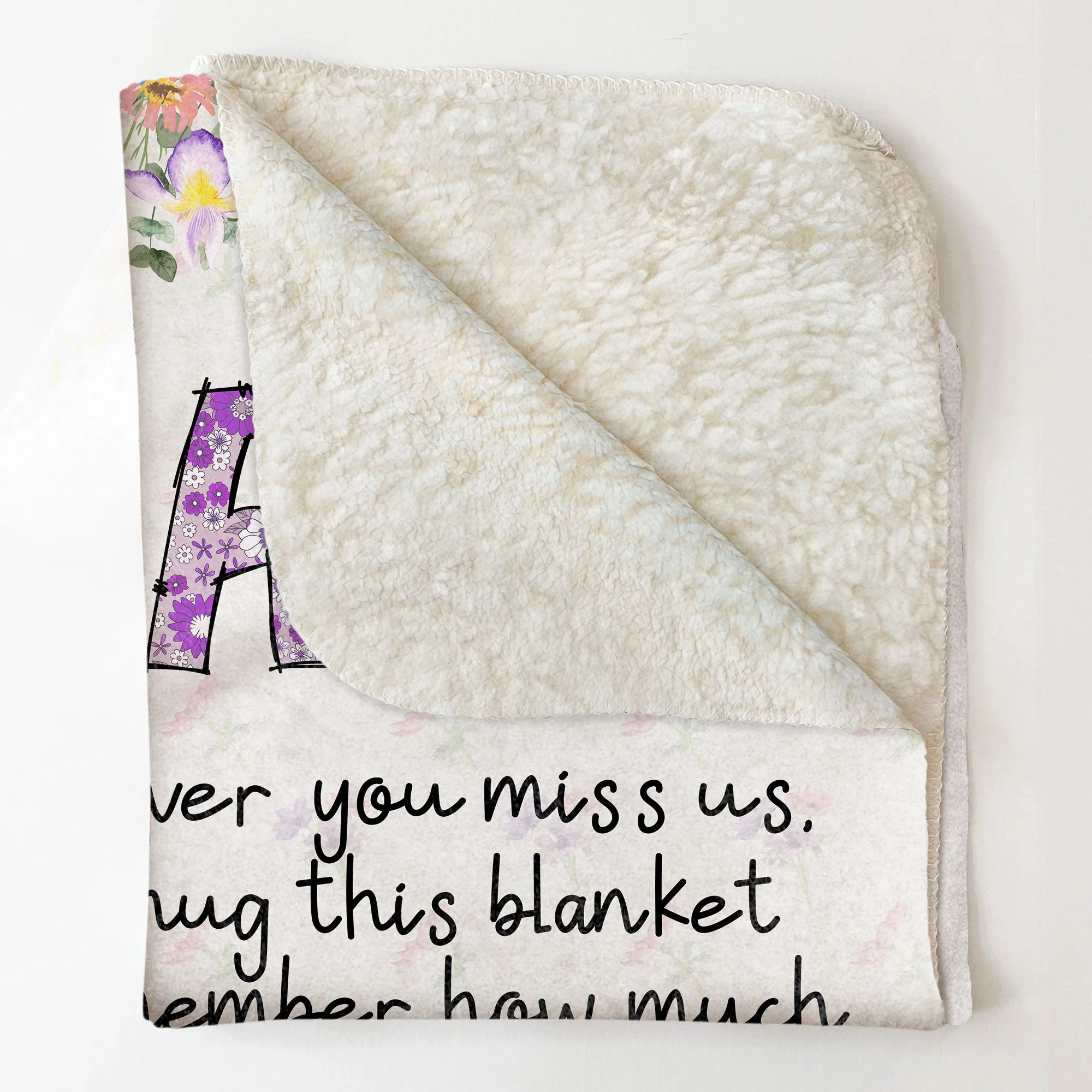 Nana, Whenever You Miss Us - Personalized Blanket - Image 5