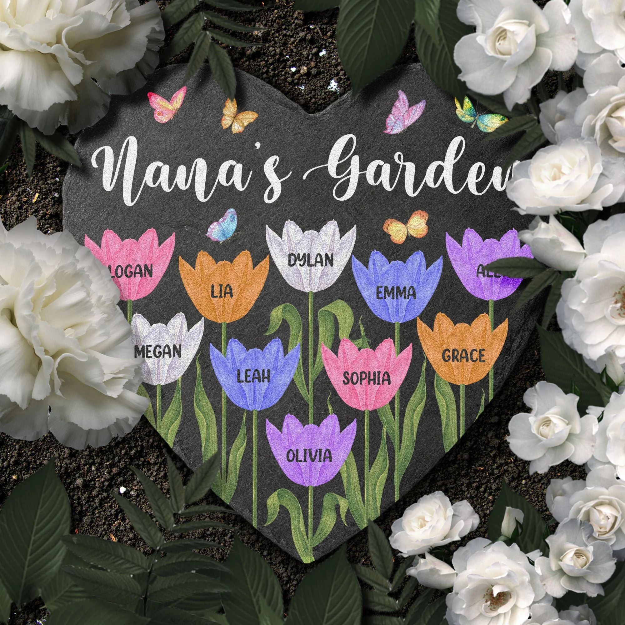 Nana's Garden - Personalized Garden Stone - Image 4