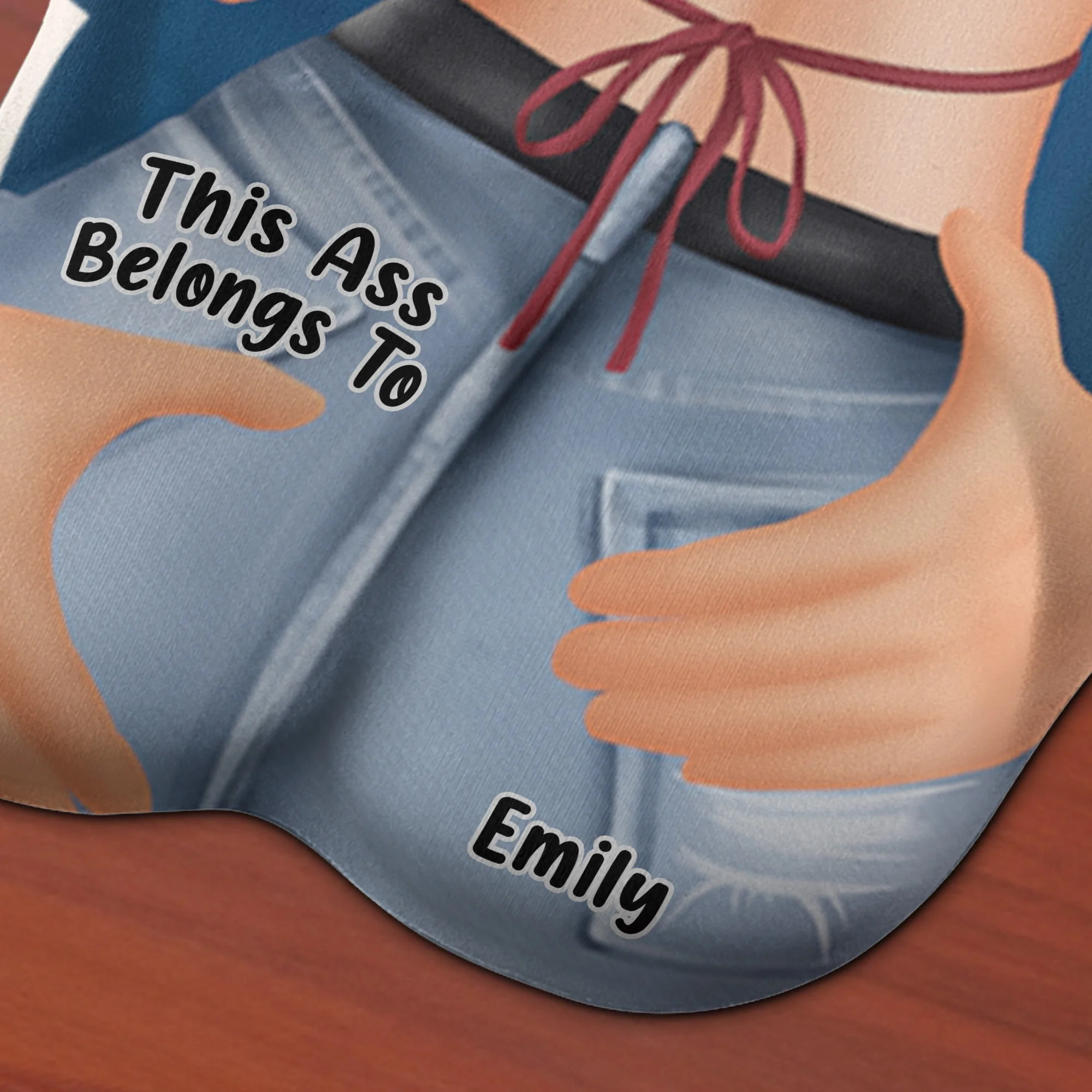 Naughty & Funny Anniversary, Valentines Day Gift For Him, Husband, Boyfriend - Personalized Mouse Pad - Image 2