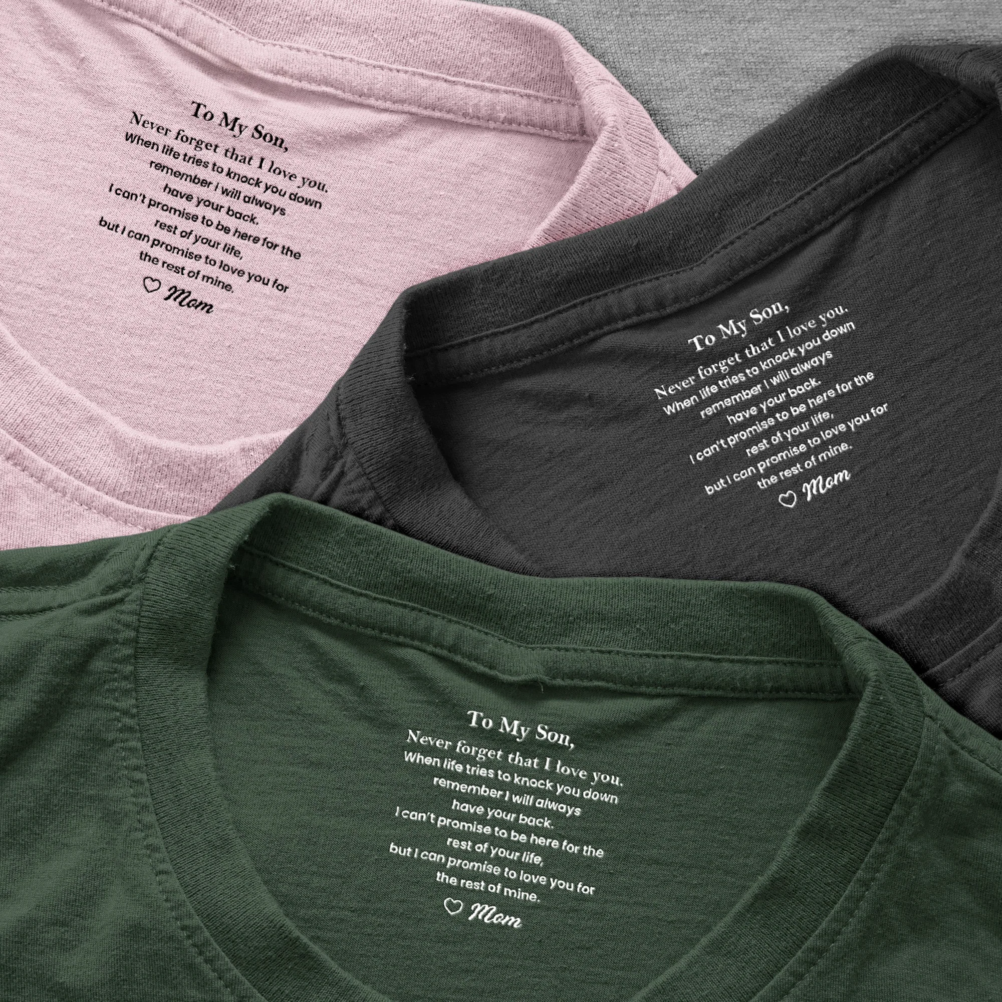Never Forget That I Love You Gift For Son - Personalized Shirt - Image 4
