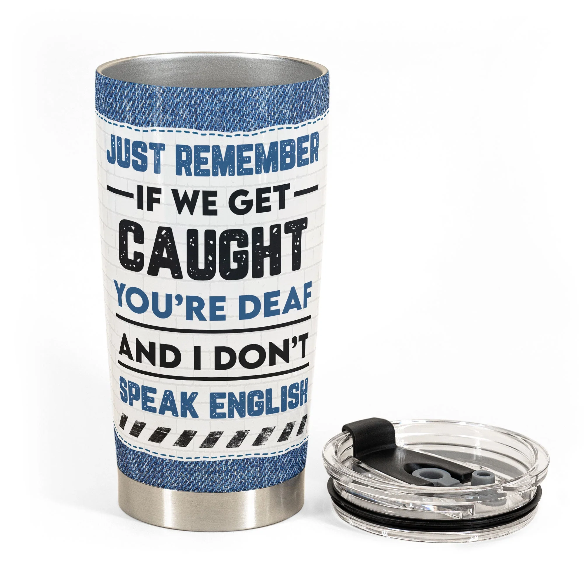 New Version - Partners In Crime - Personalized Tumbler Cup - Image 4