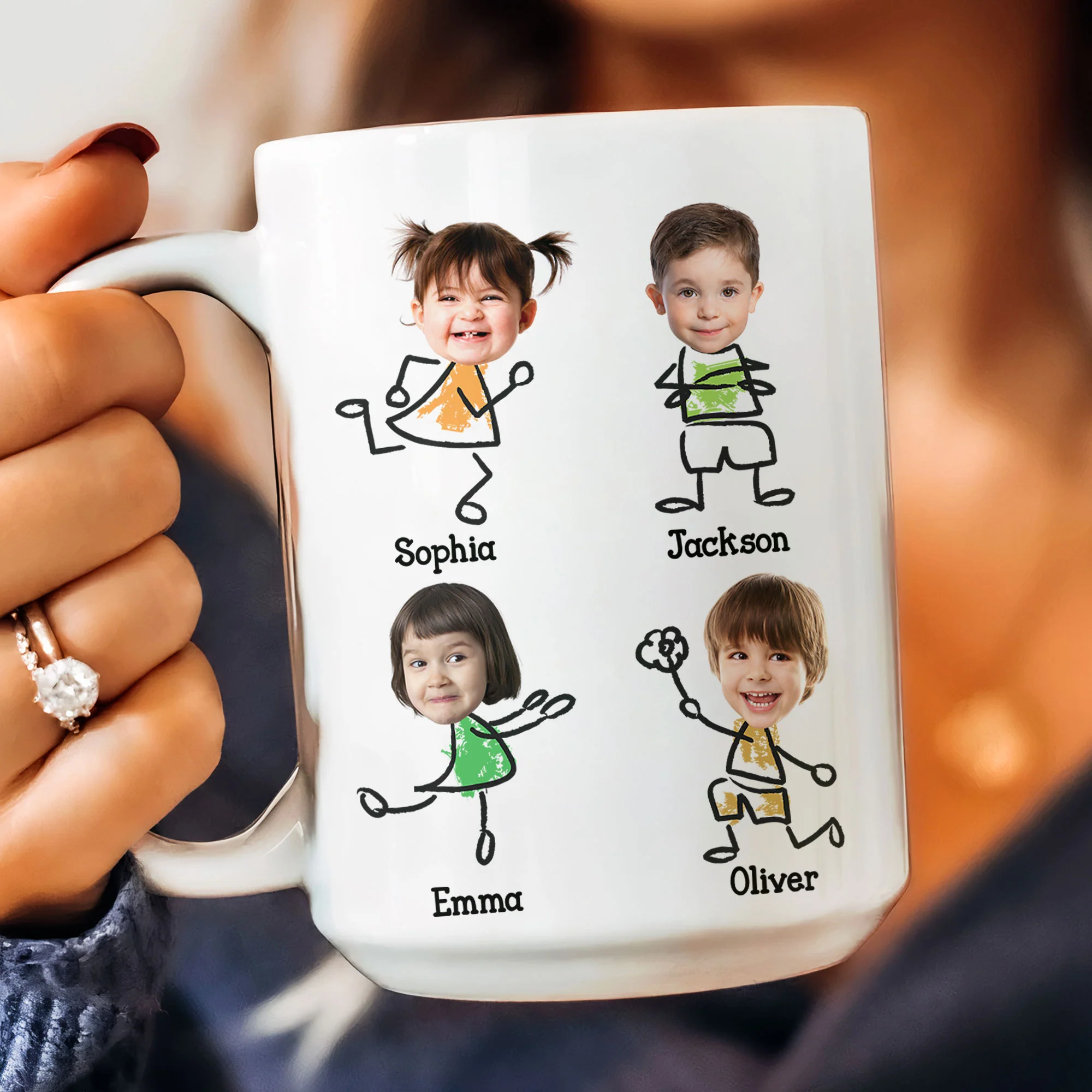 New Version To Dad From The Reasons You Drink - Personalized Photo Mug - Image 7