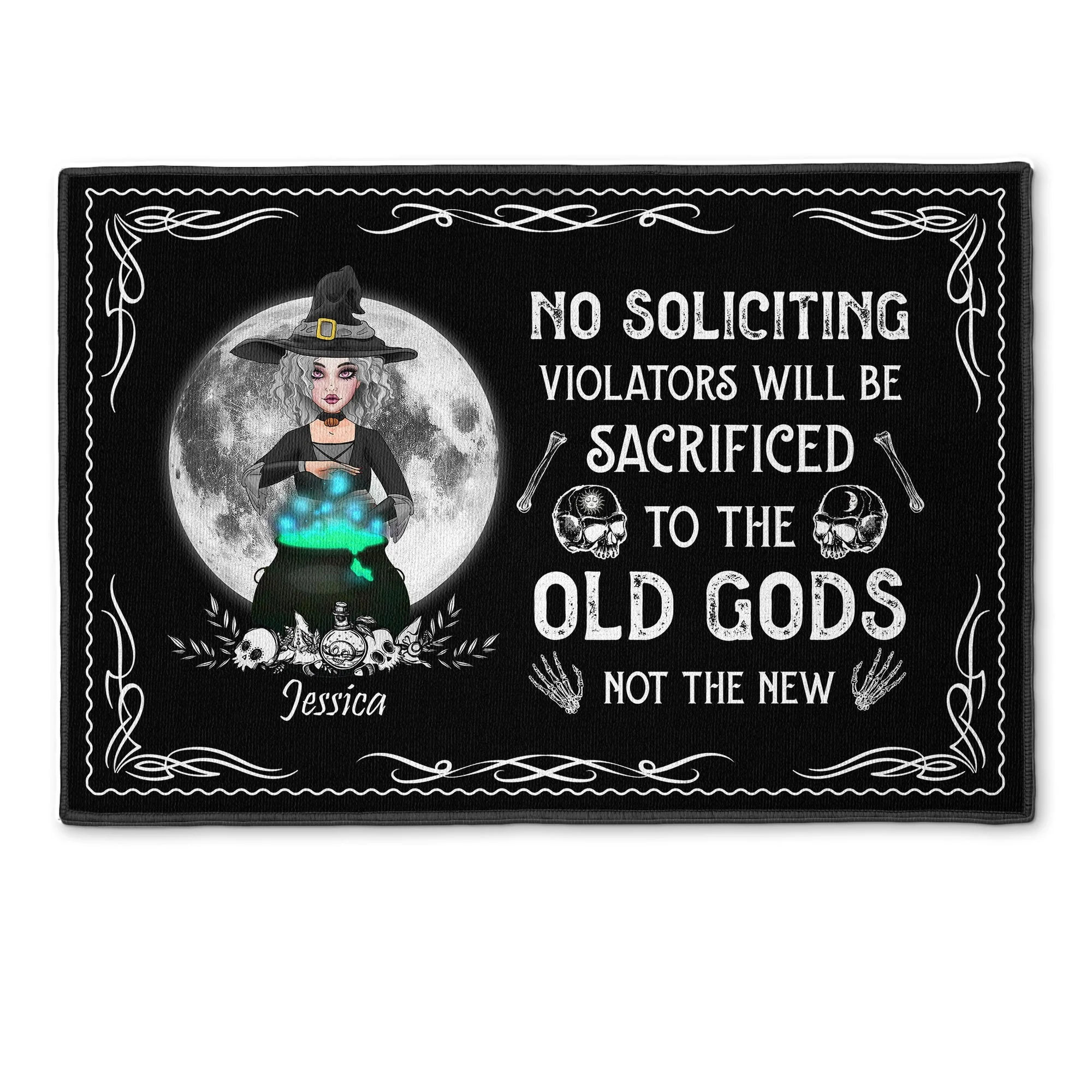 No Soliciting - Personalized Doormat - Image 2