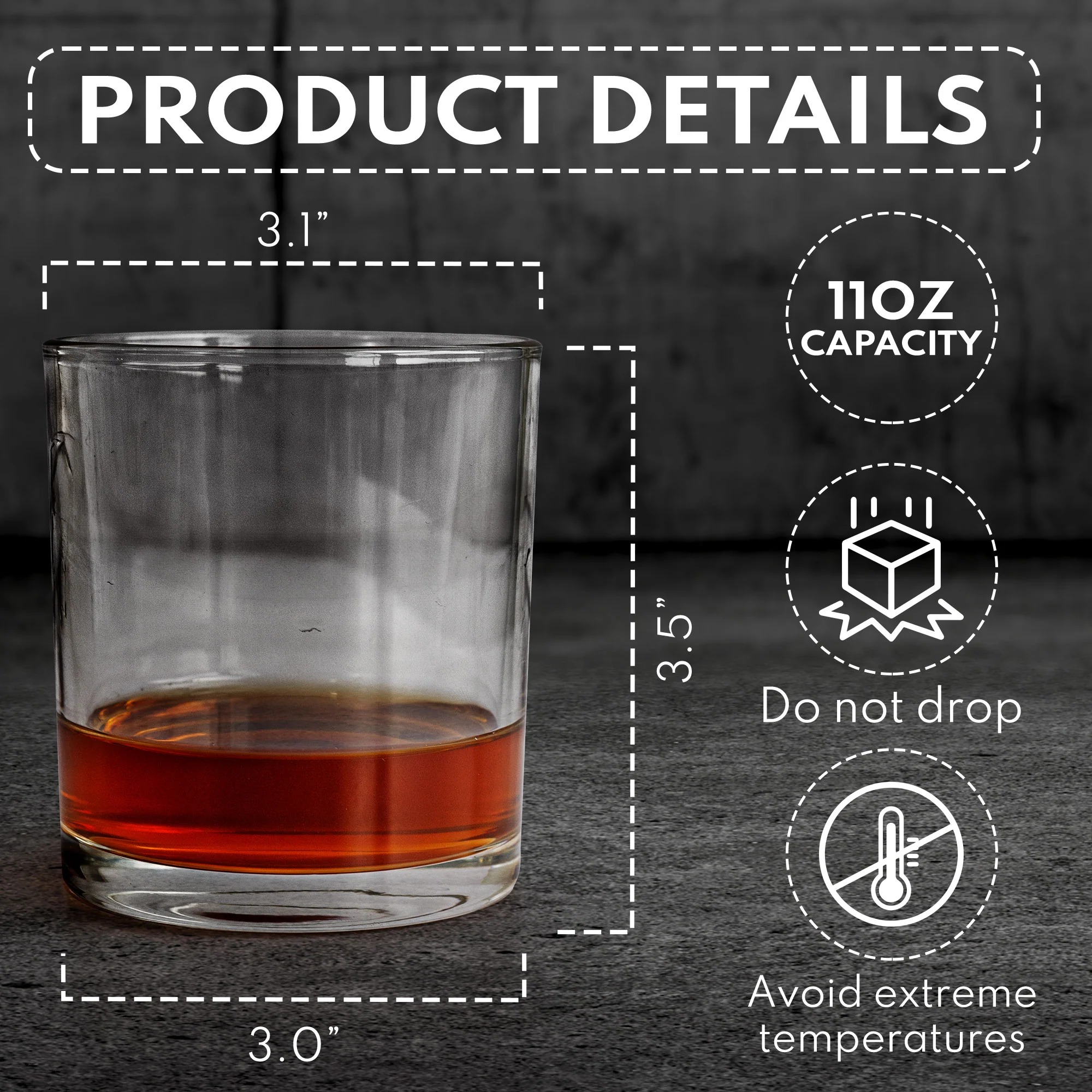 Not Drinking Alone When Your Dog Is With You - Personalized Whiskey Glass - Image 5