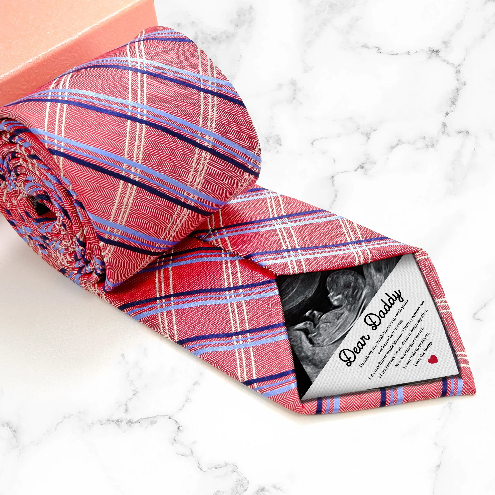 Now You Can Carry Me Too I Can't Wait To Meet You - Personalized Photo Tie Patch - Image 5