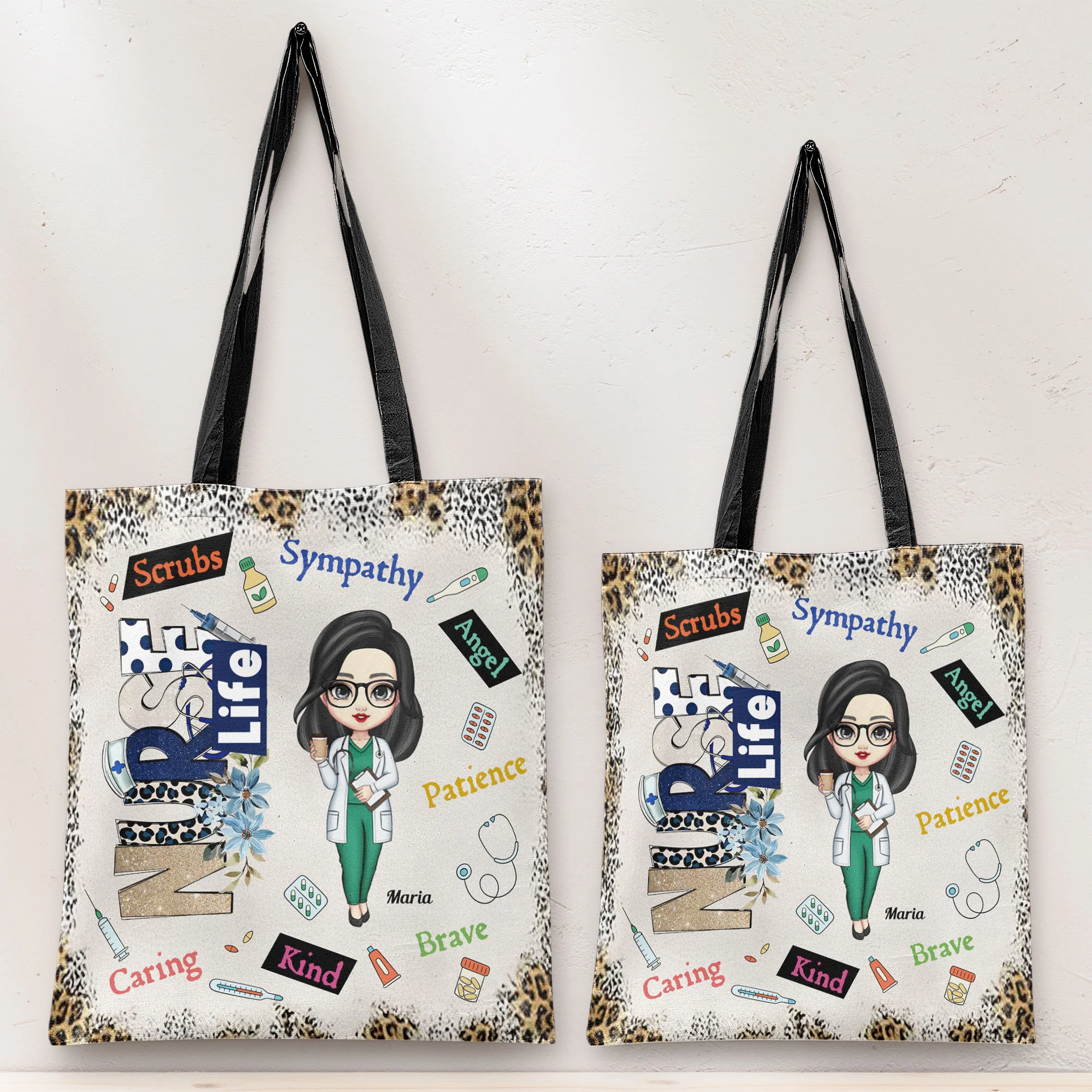 Nurse Life - Personalized Tote Bag - Image 3