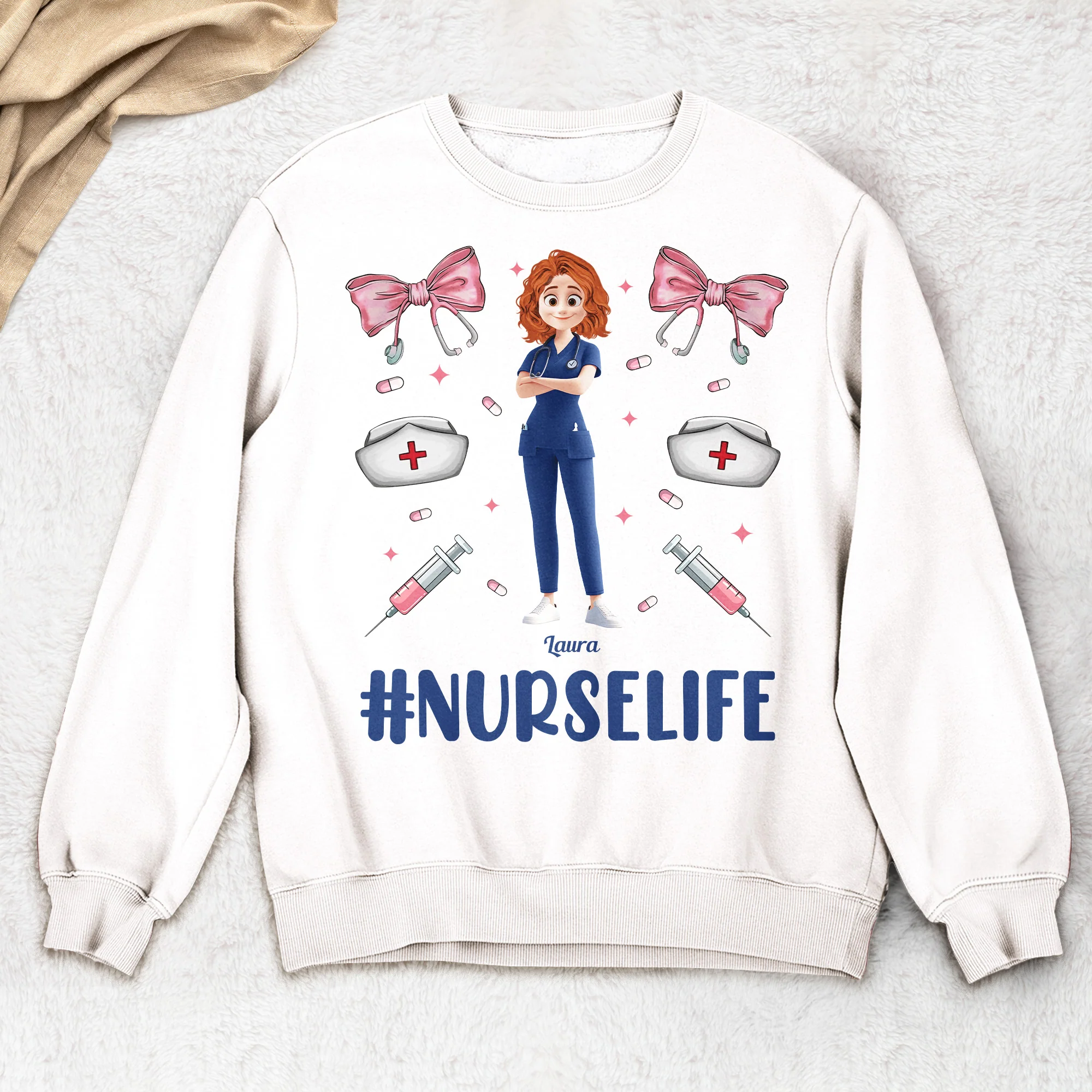 #Nurselife - Personalized Shirt - Image 3