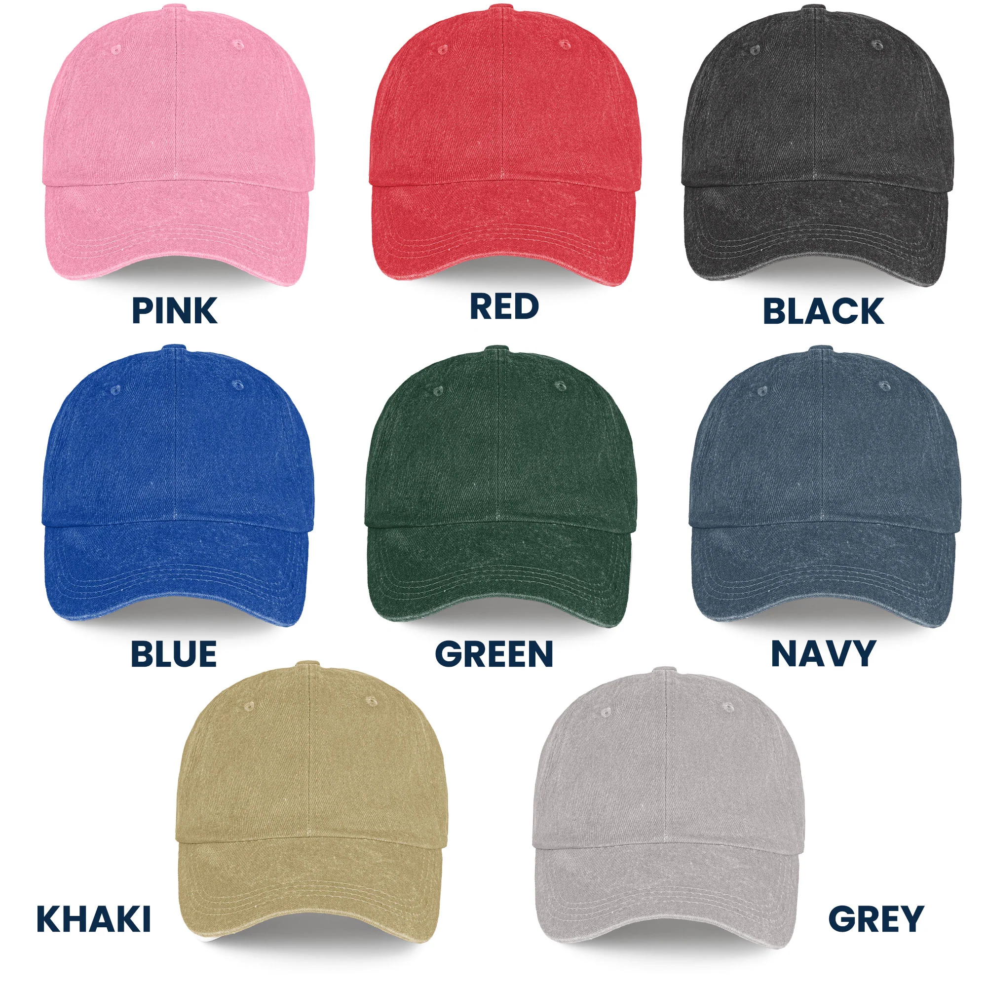 O-Fish-Ally Retired - Personalized Distressed Denim Cap - Image 6