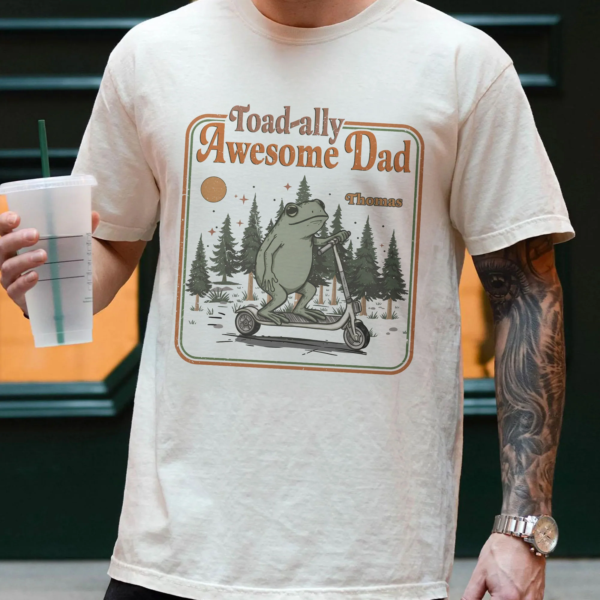 Off To Commit Dad Foolery Humor Gift For Him - Personalized Shirt - Image 3