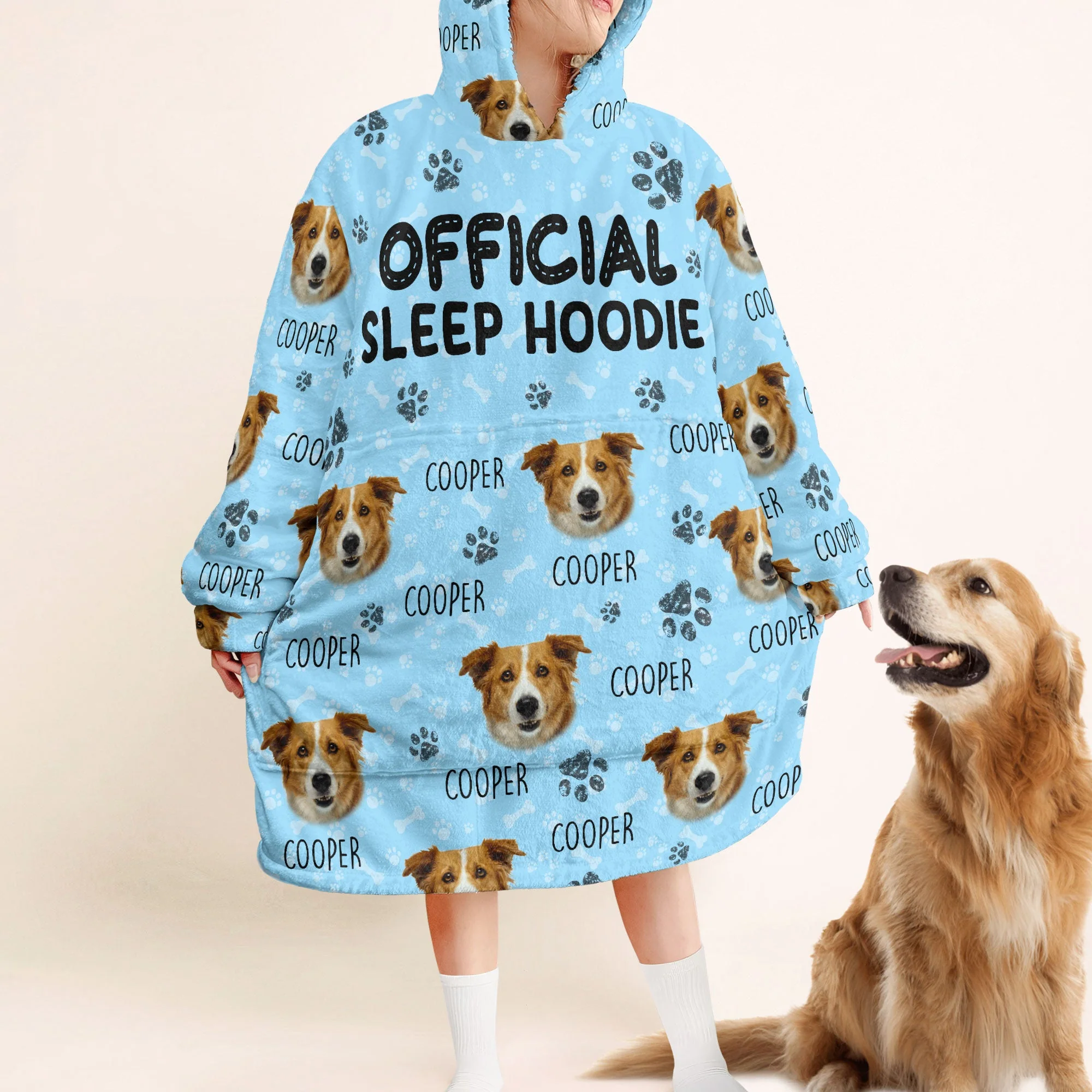 Official Sleep Hoodie - Personalized Hoodie Blanket - Image 2