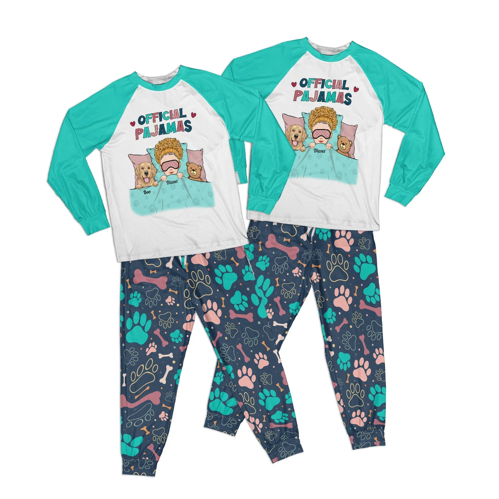 Official Sleeping Set - Personalized Pajama Set - Image 5
