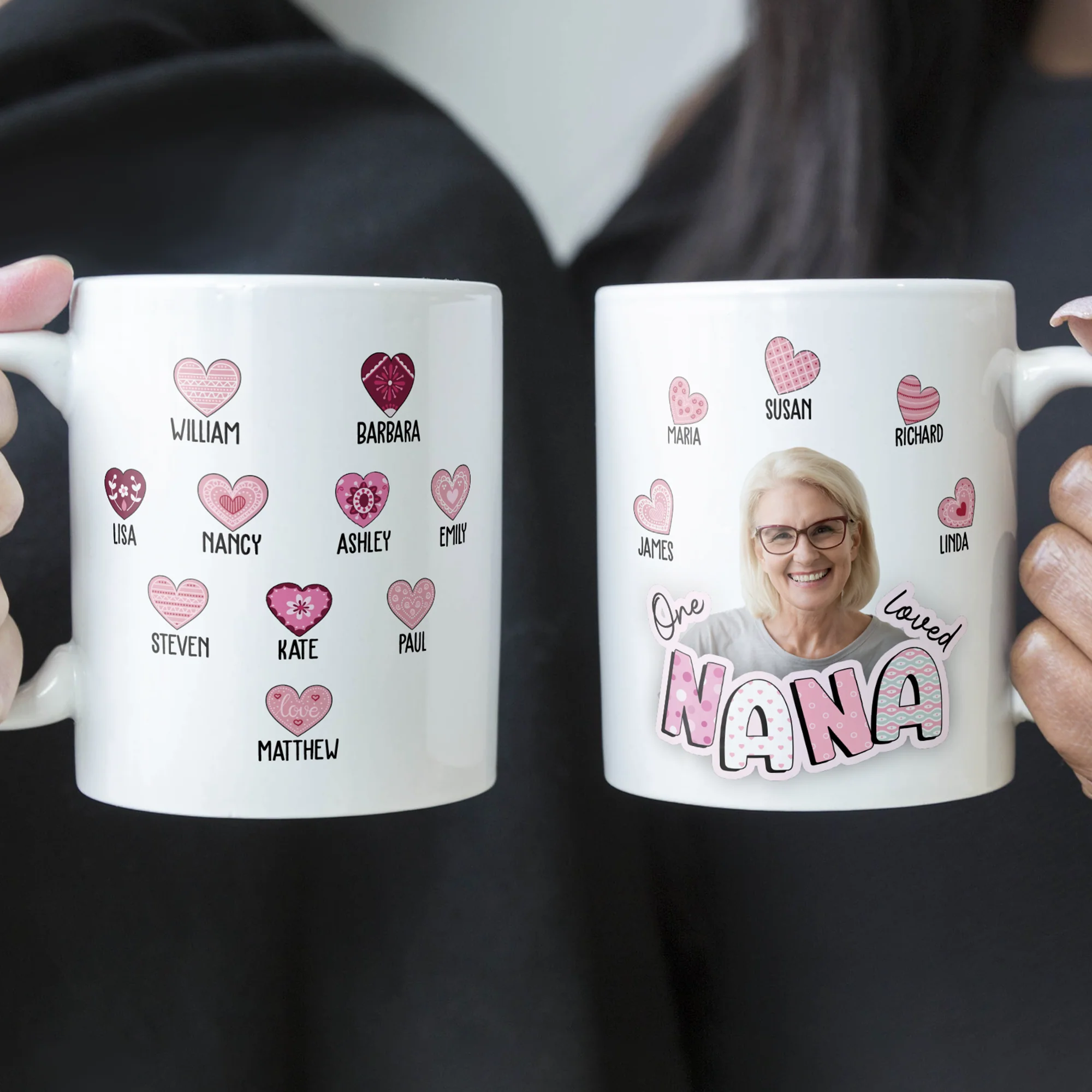 One Loved Grandma - Personalized Photo Mug - Image 4