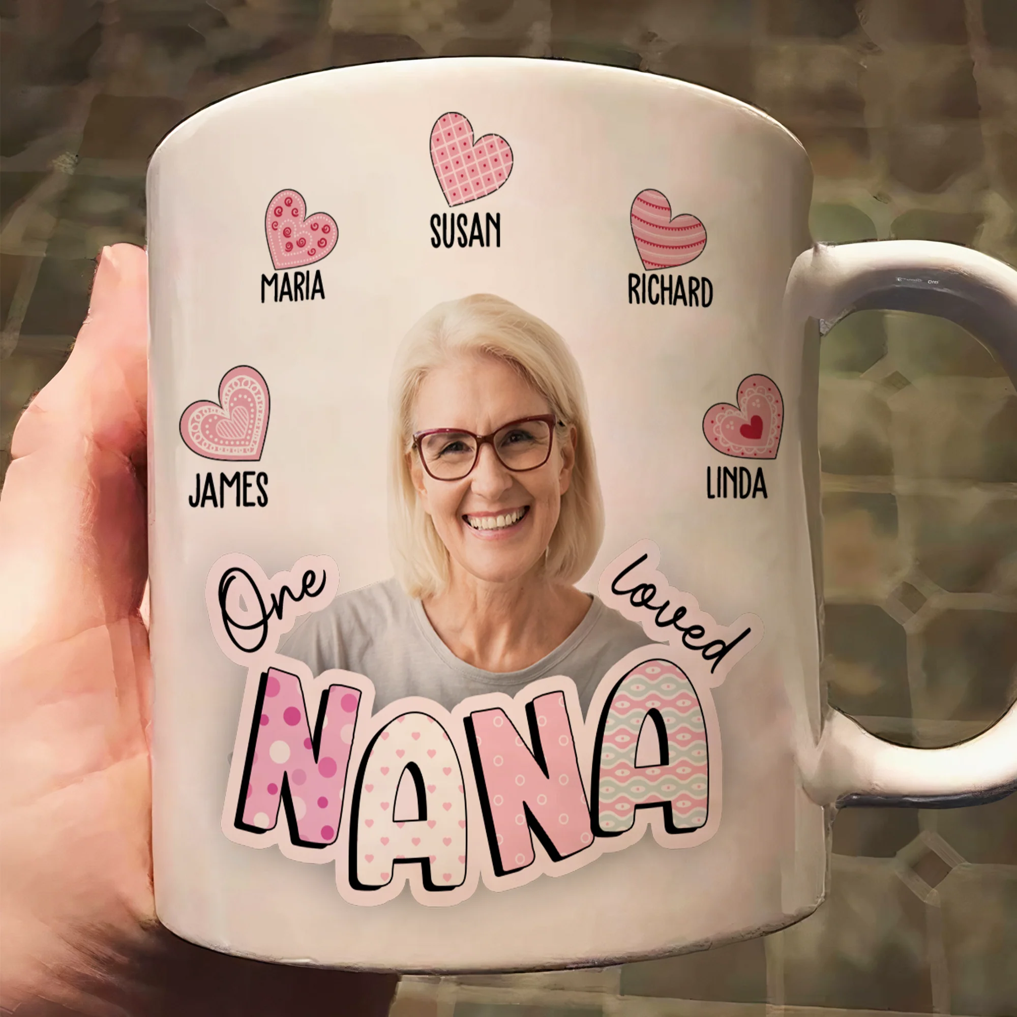 One Loved Grandma - Personalized Photo Mug - Image 5
