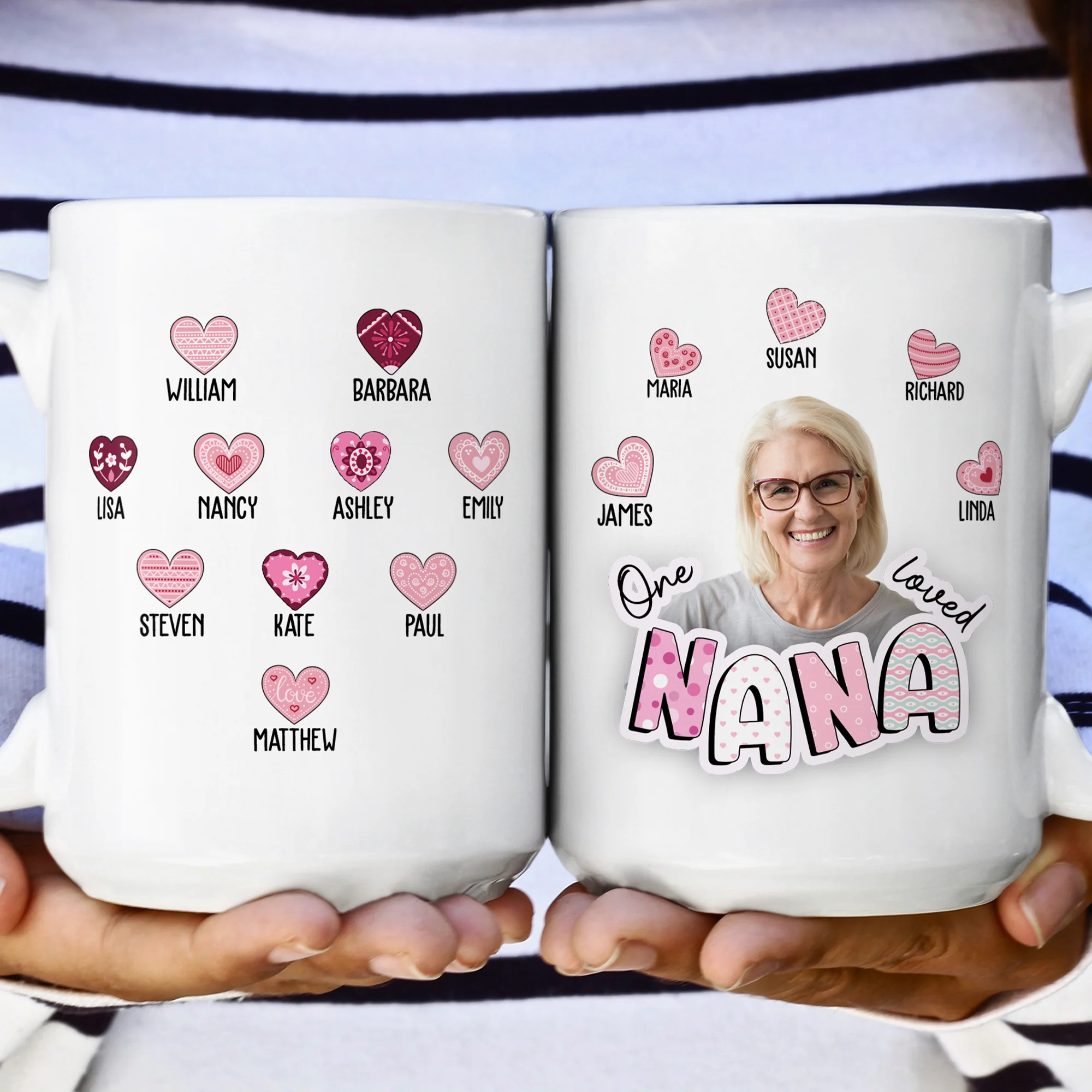 One Loved Grandma - Personalized Photo Mug - Image 6