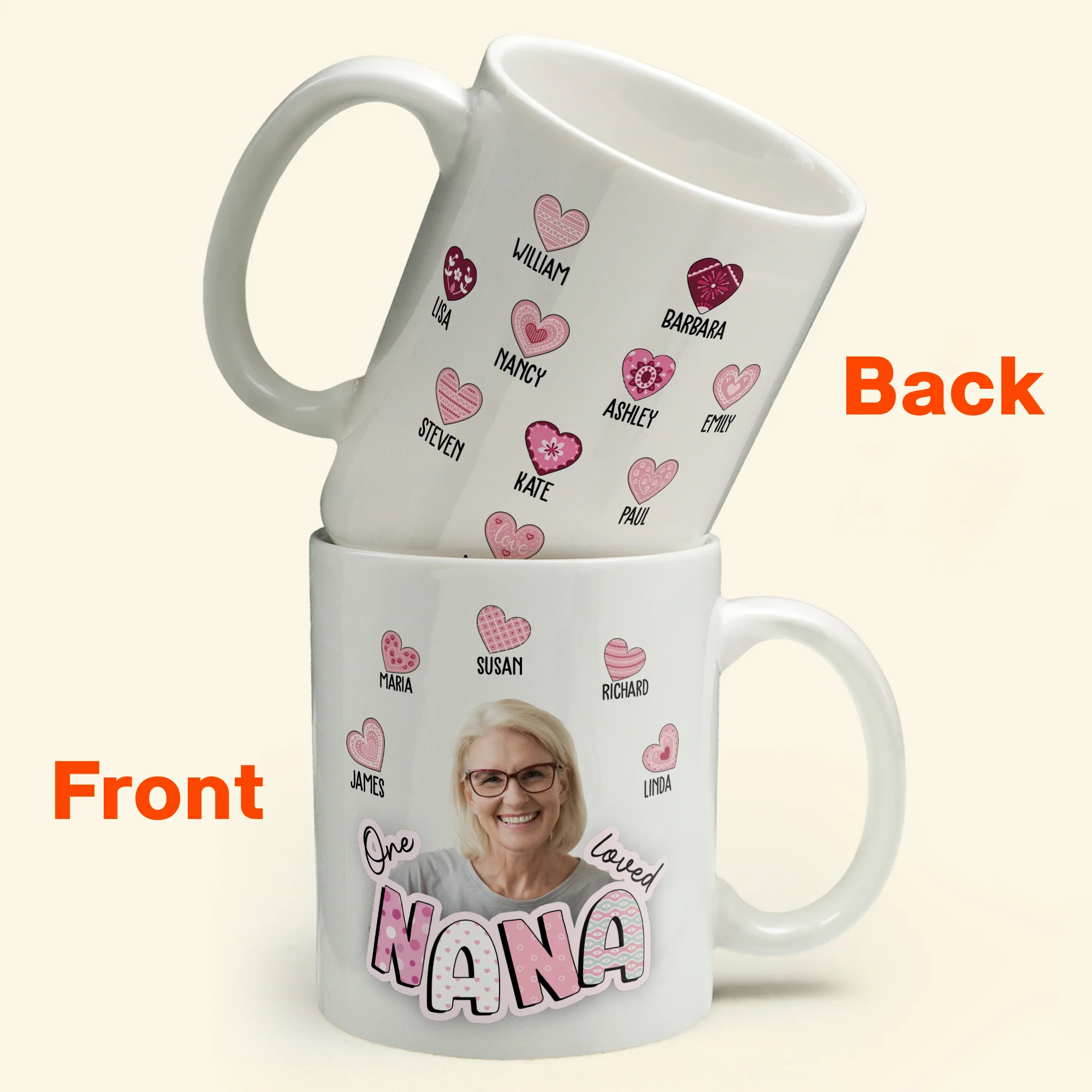 One Loved Grandma - Personalized Photo Mug - Image 7