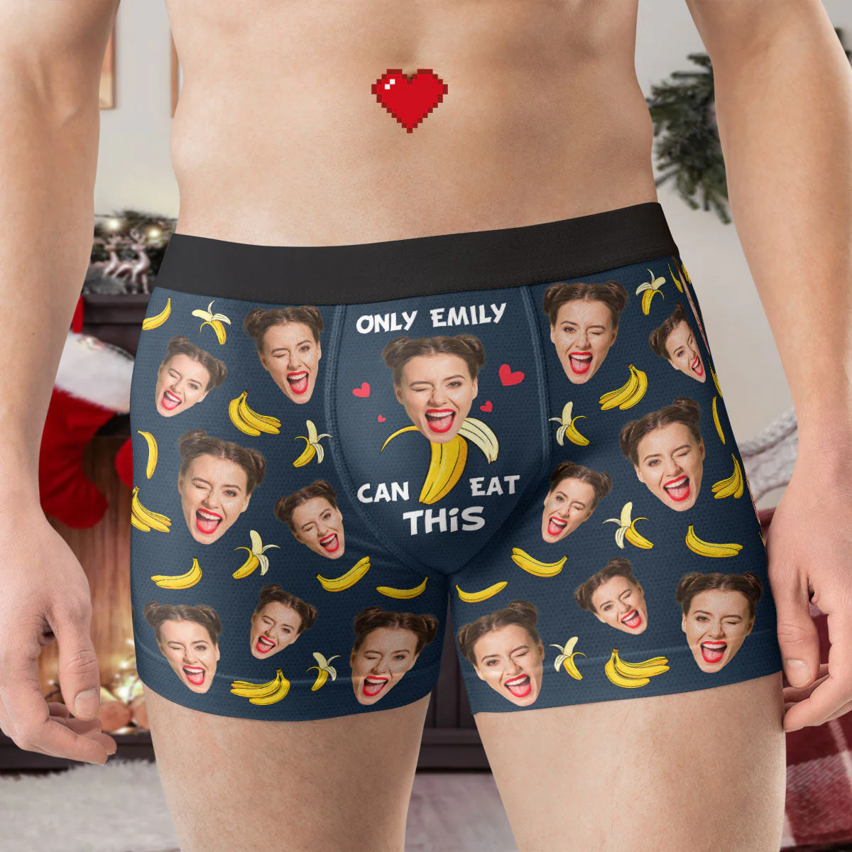 Only Emily Can Eat This Naughty Gift For Husband - Personalized Photo Men's Boxer Briefs - Image 6
