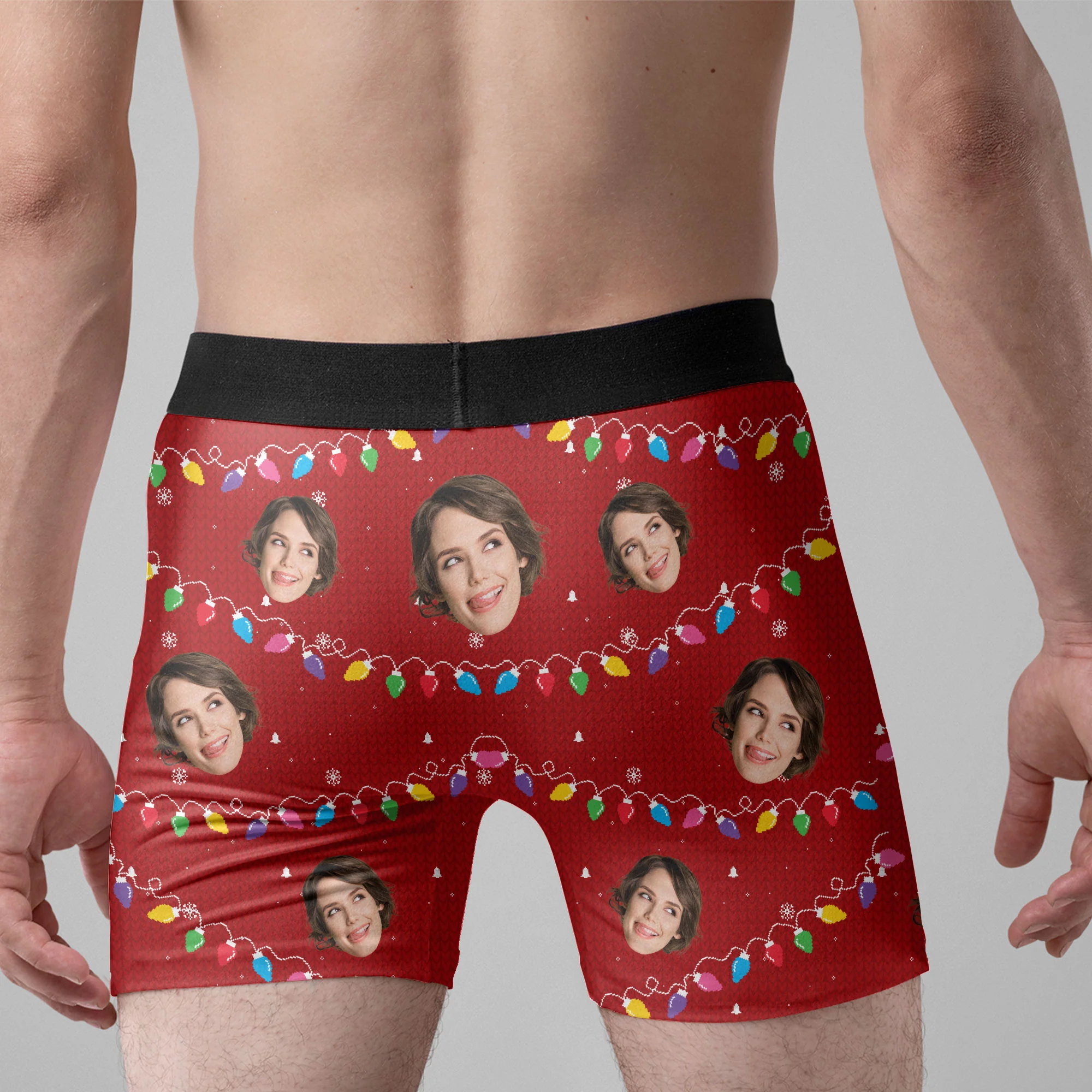 Only Her Can Turn This Light On - Personalized Photo Men's Boxer Briefs - Image 5