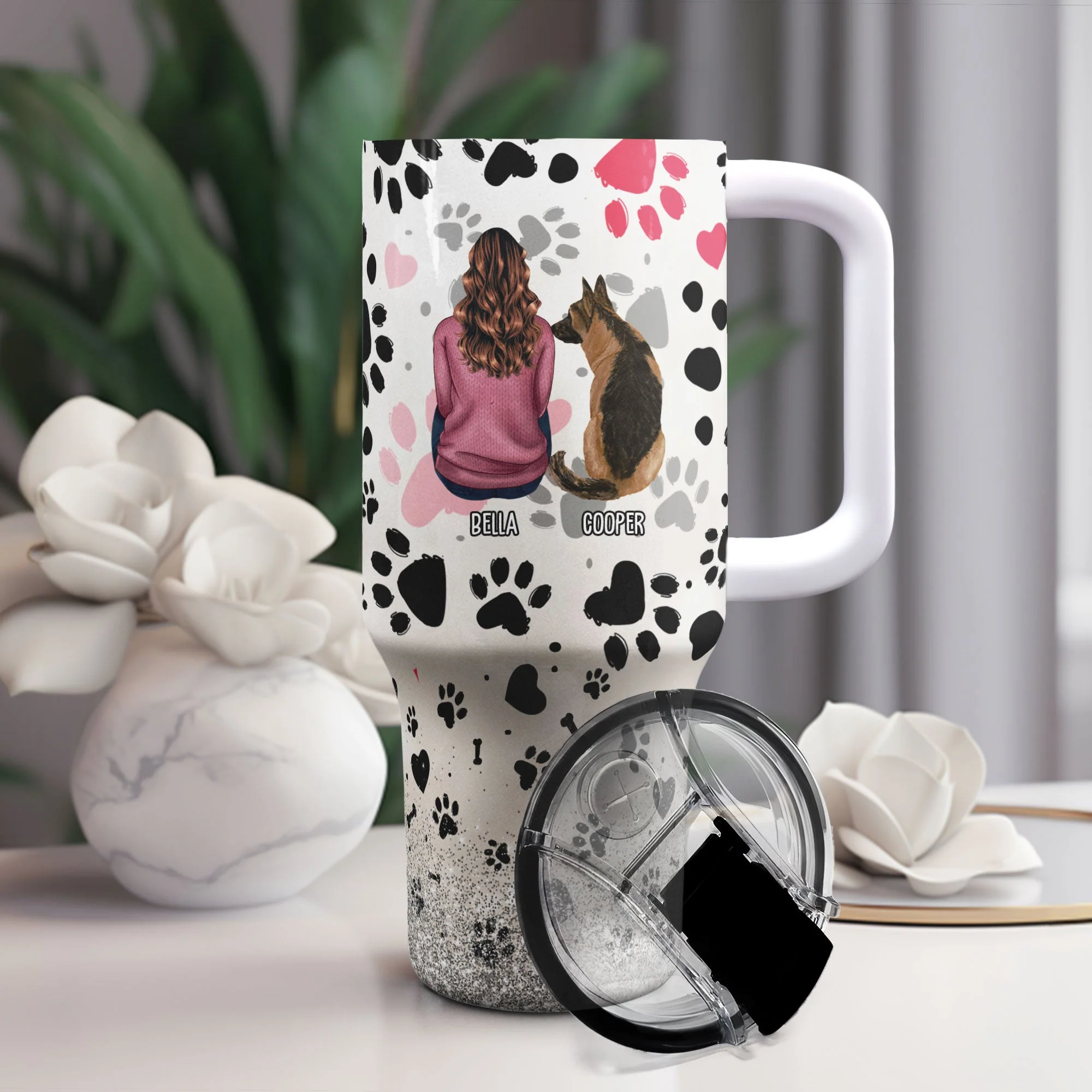 Our Bond Can't Be Broken - Personalized 40oz Tumbler With Straw - Image 2