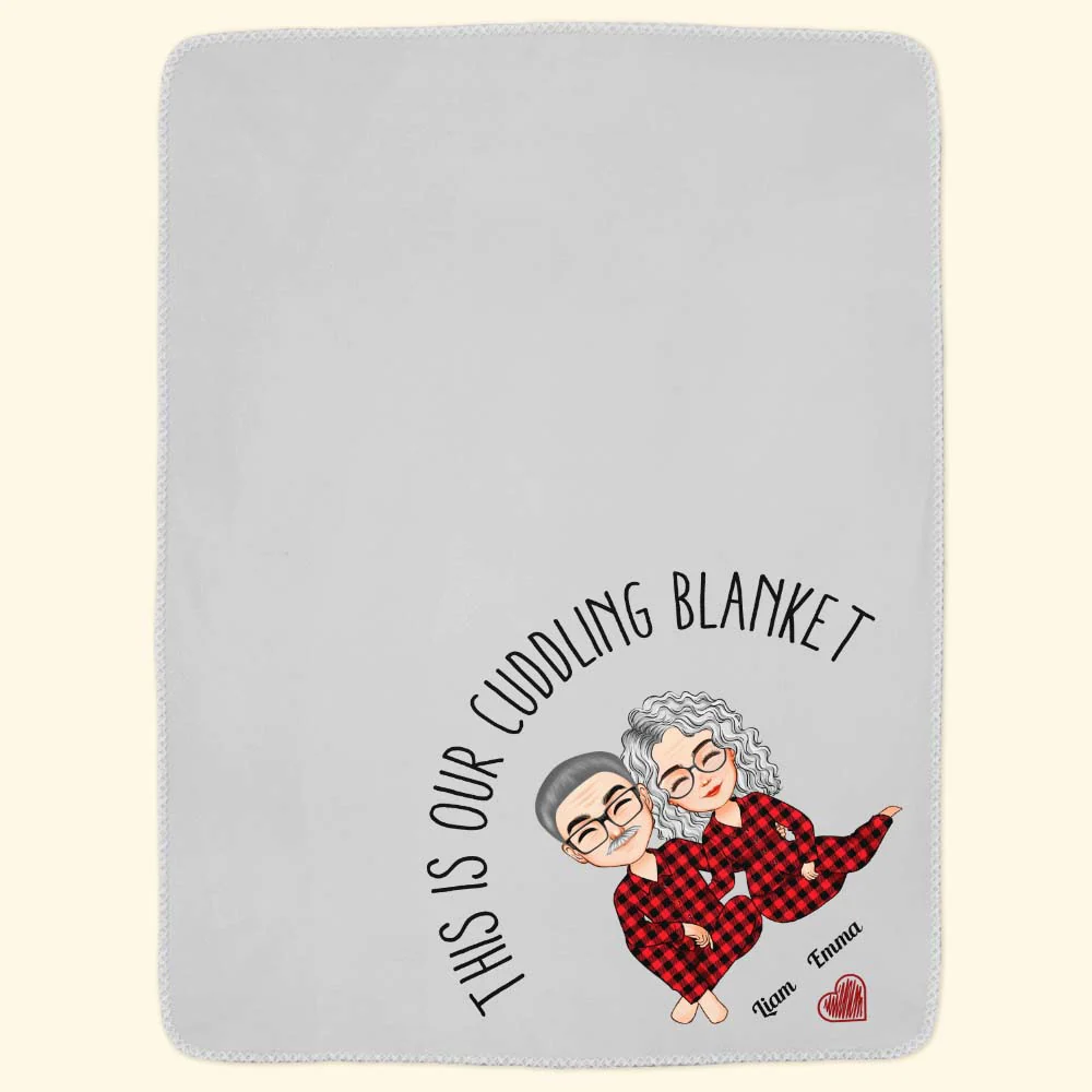 Our Cuddling Blanket - Personalized Couple Blanket - Image 2