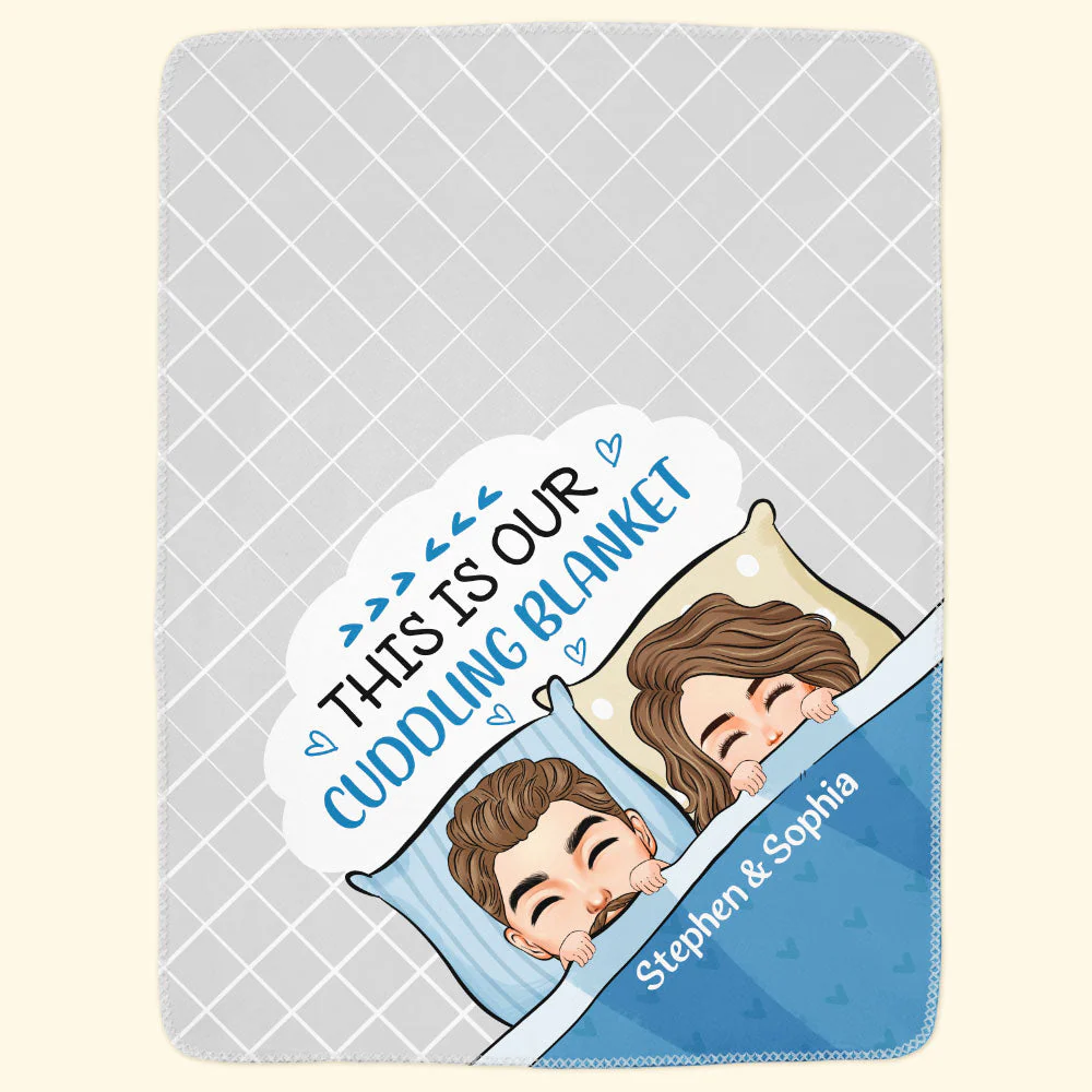 Our Cuddling Blanket - Personalized Blanket - Image 3