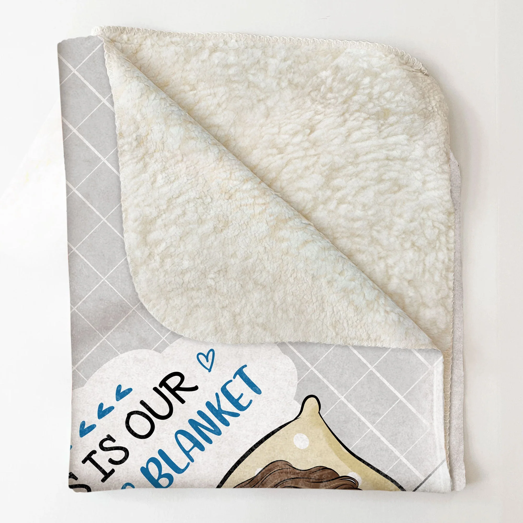 Our Cuddling Blanket - Personalized Blanket - Image 4