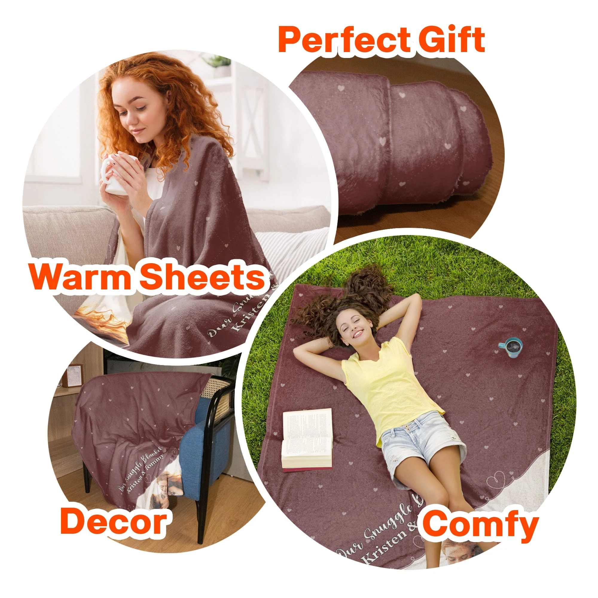 Our Snuggle Blanket - Personalized Photo Blanket - Image 10