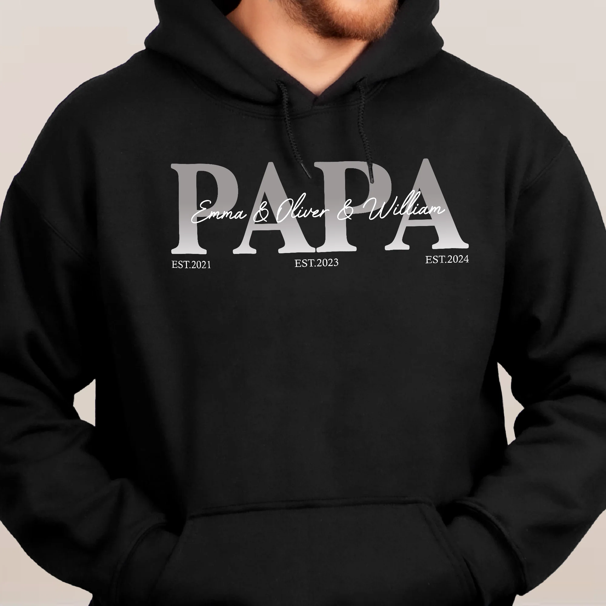 Papa, Daddy, Dad - Father's Day Gift With Kids' Names - Personalized Shirt - Image 6