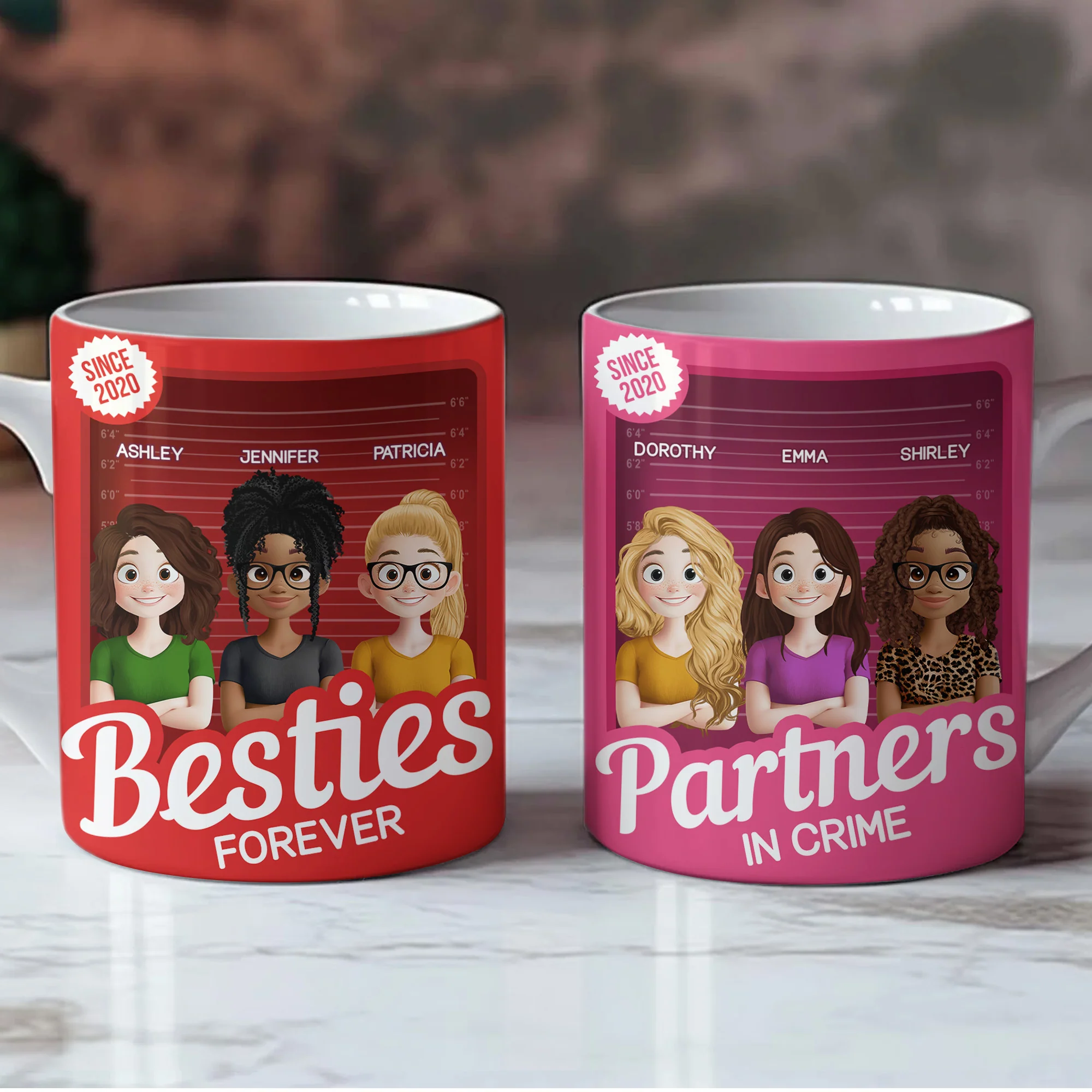 Partners In Crime Toy Box - Gift For Besties, Friend, BFF - Personalized Mug - Image 2