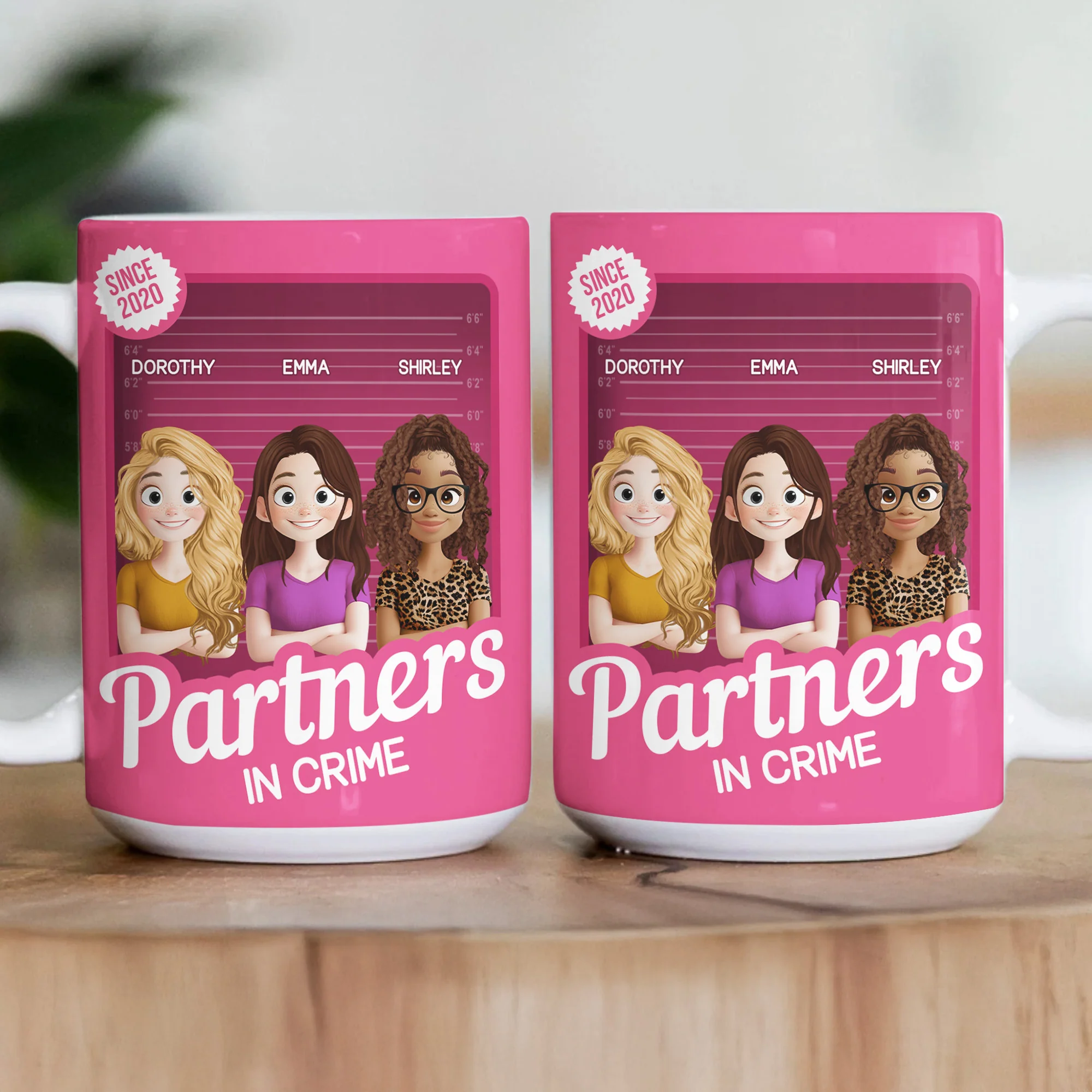 Partners In Crime Toy Box - Gift For Besties, Friend, BFF - Personalized Mug - Image 4