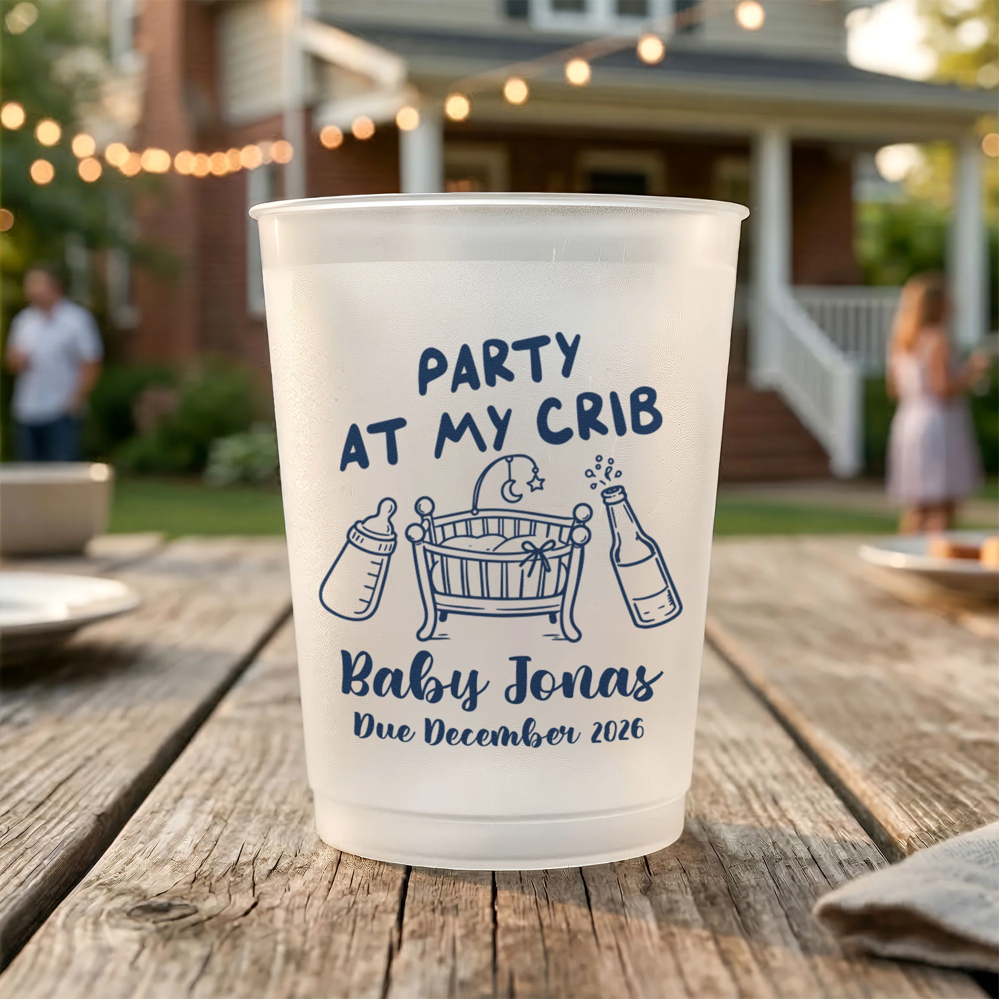 Party At My Crib Baby Shower - Personalized Cups - Image 5