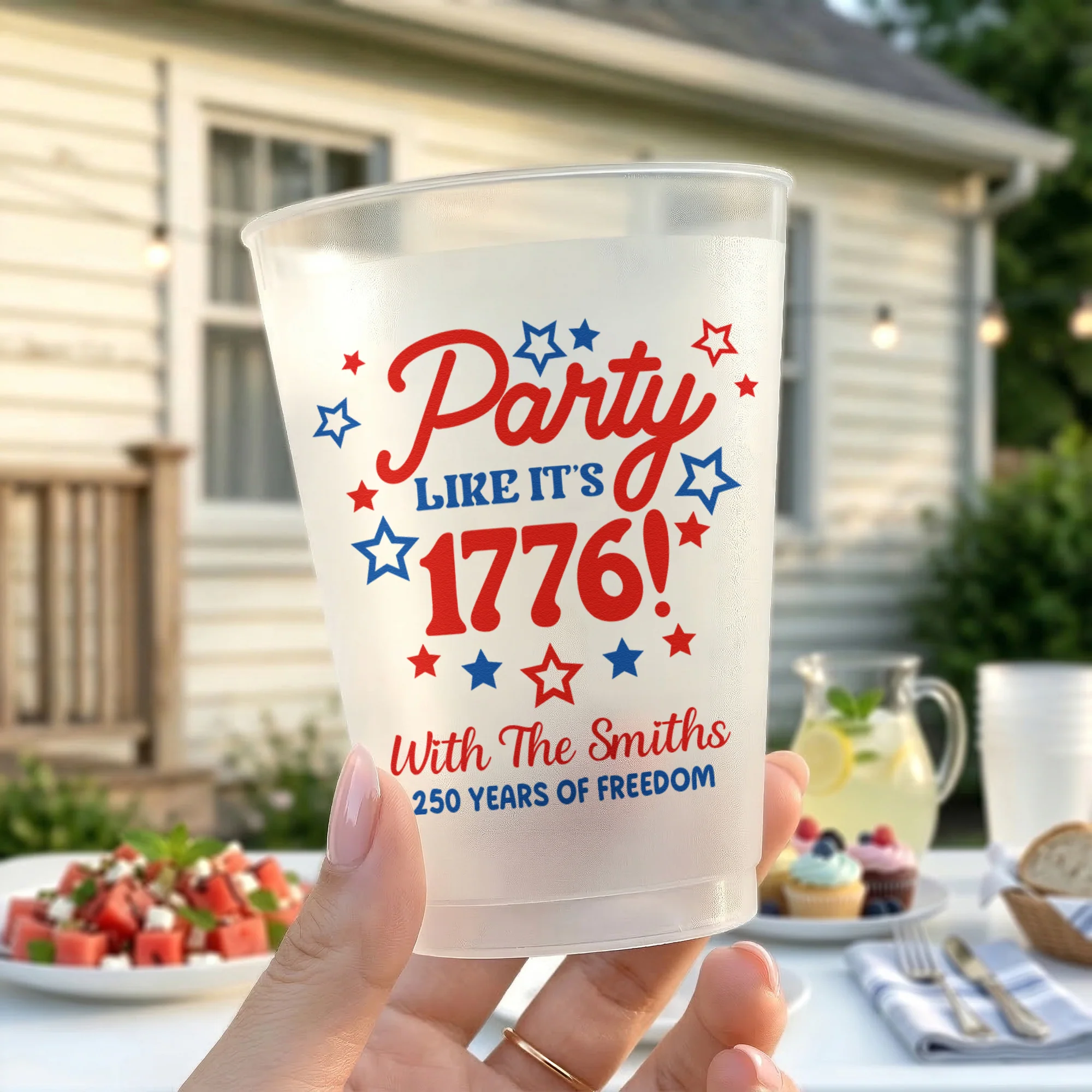 Party Like It's 1776 - Personalized Cups - Image 2