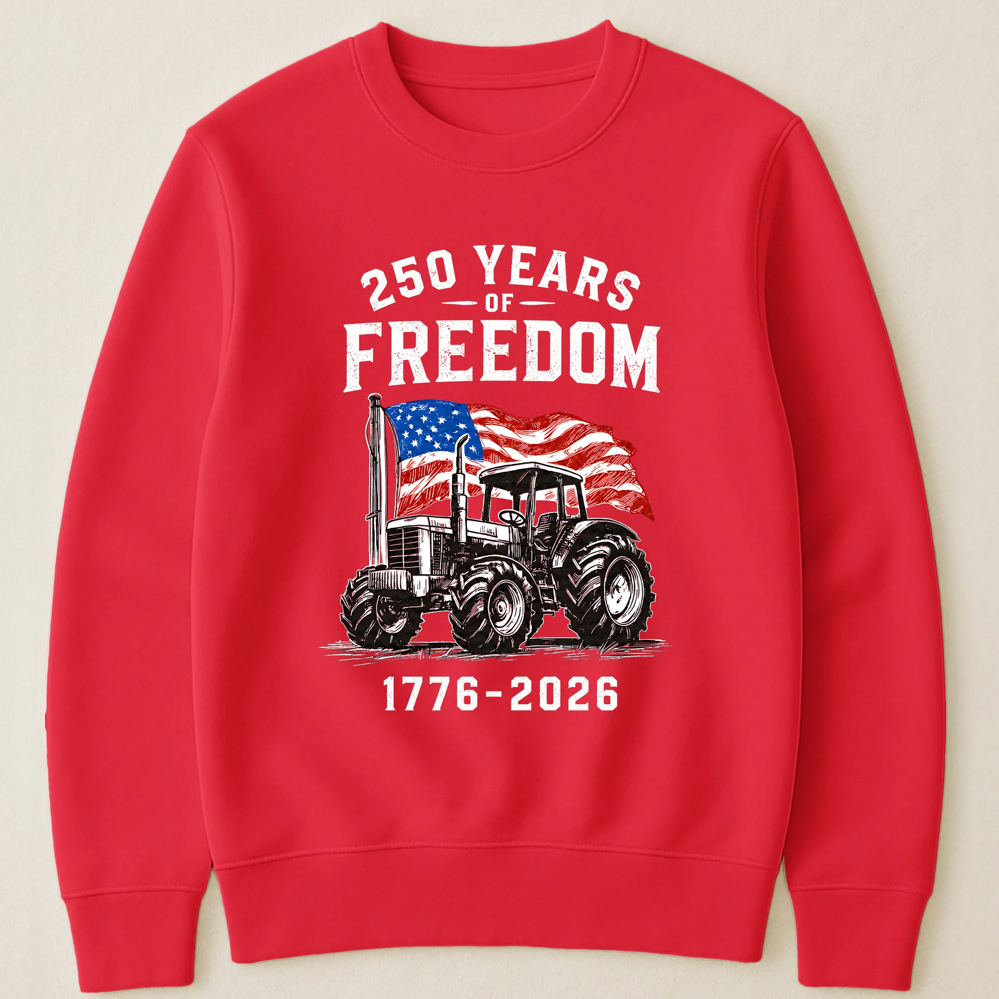 Patriotic Tractor 250 Years - Shirt - Image 25