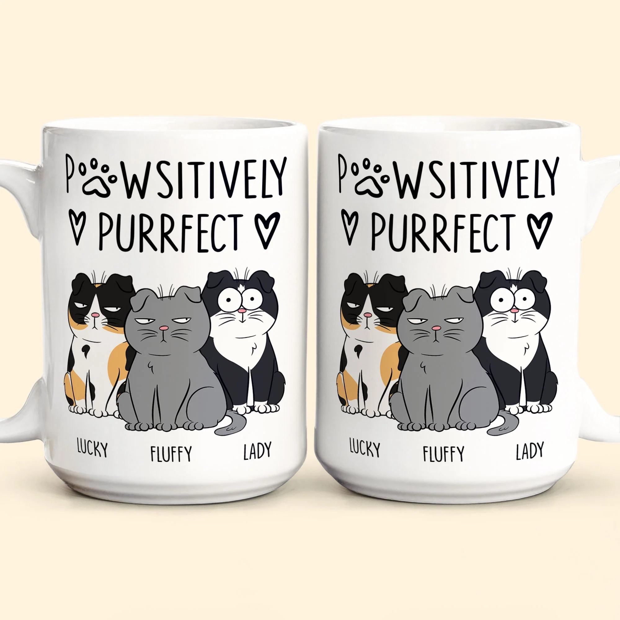 Pawsitively Purrfect - Personalized Mug - Image 2